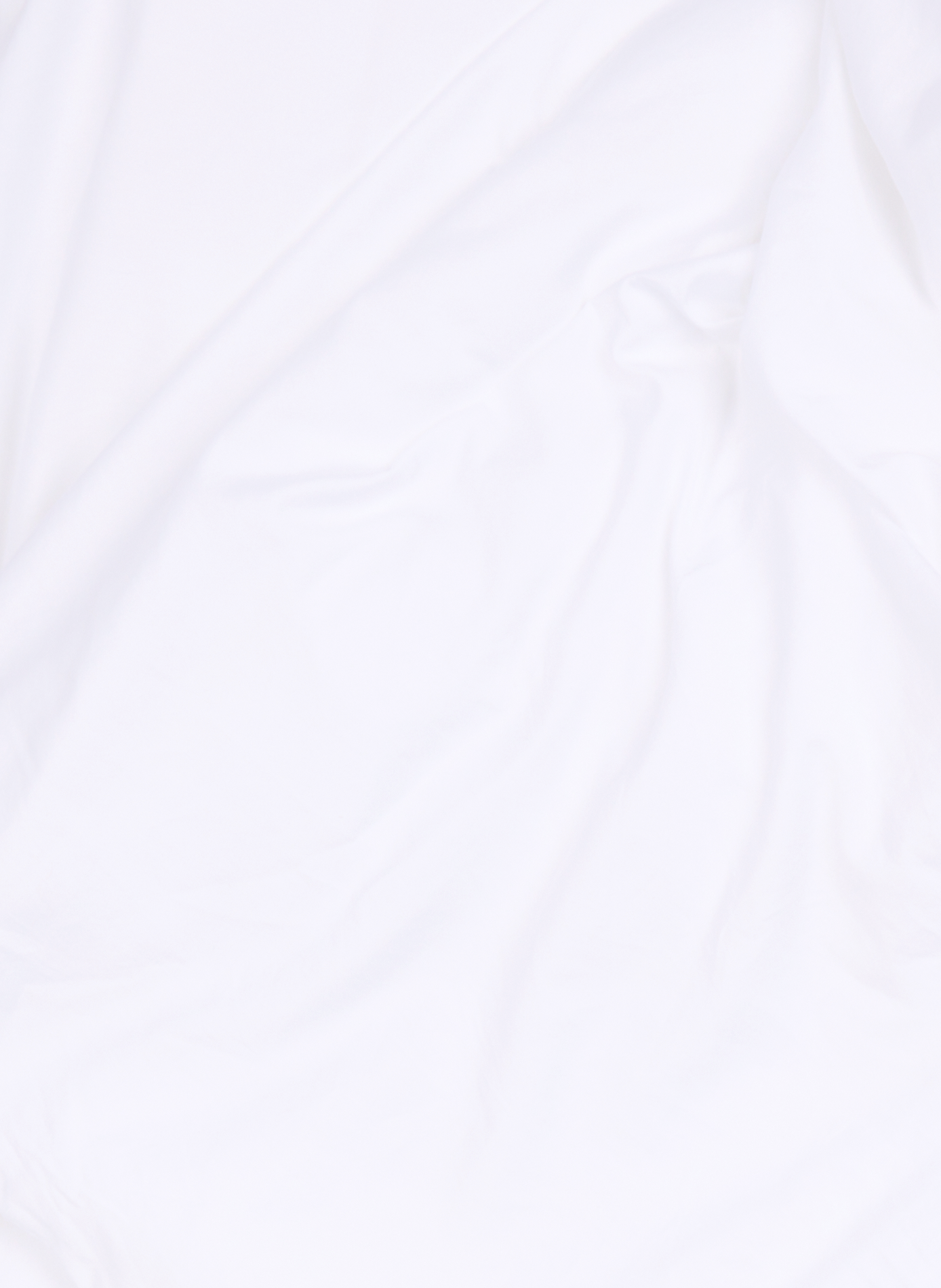 Drap housse en satin lavé de coton AU PRINTEMPS PARIS Blanc