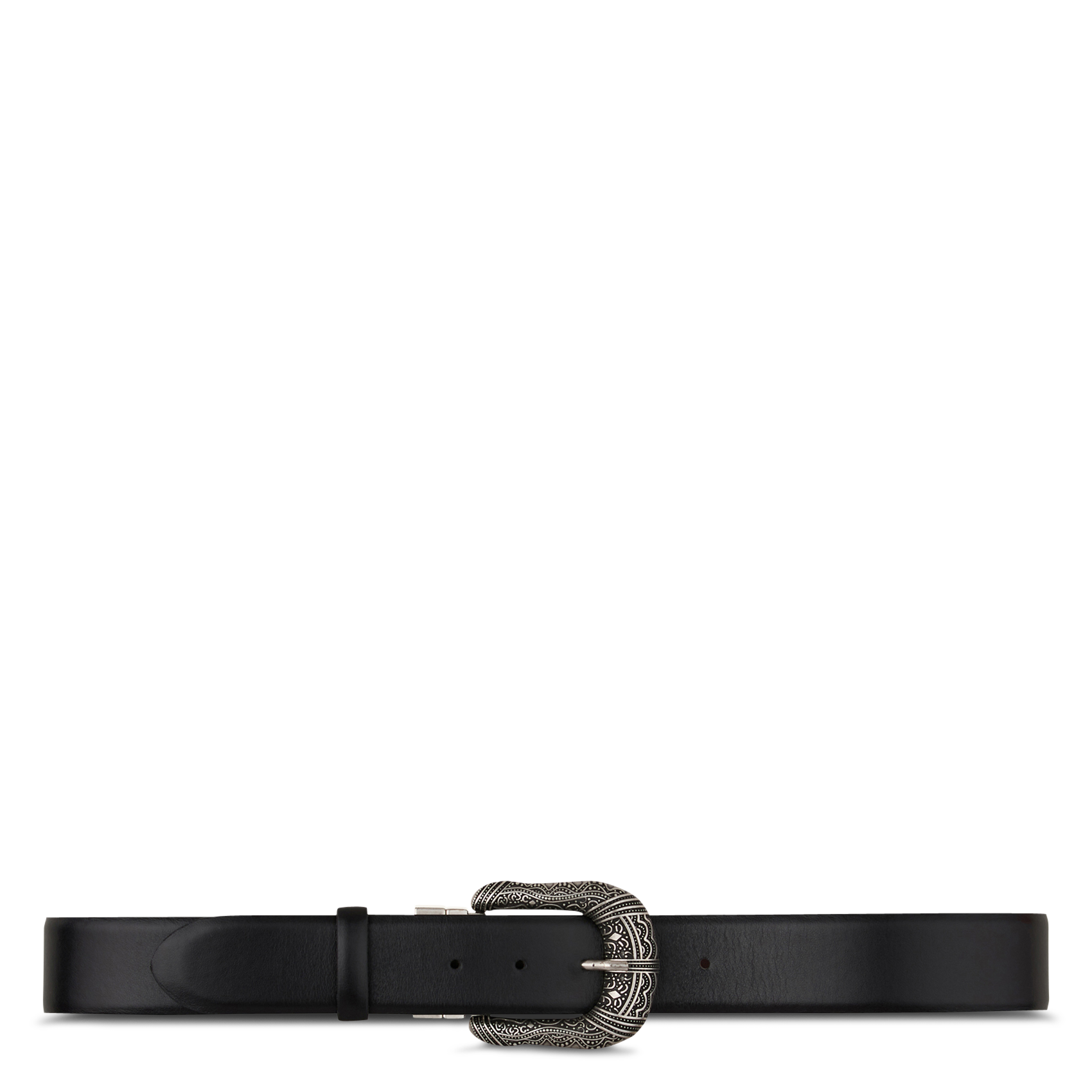 Ceinture en cuir brasta BA&SH Noir