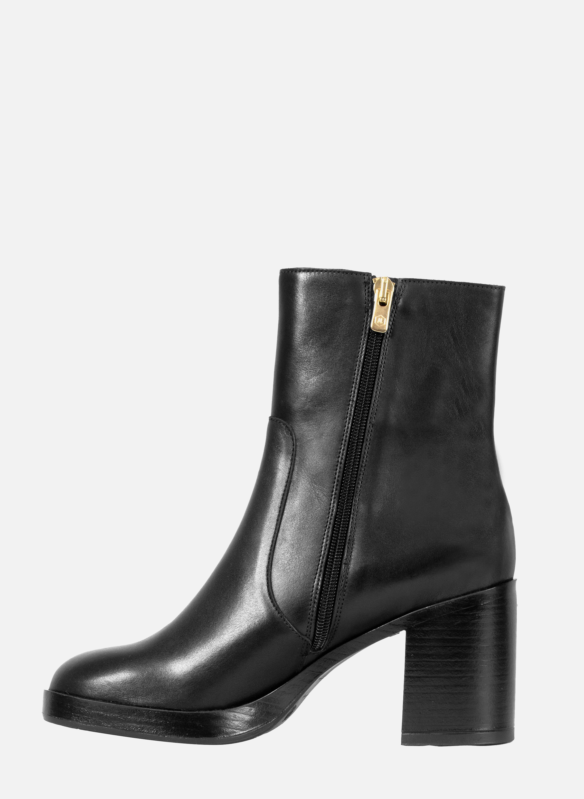 Bottines plateforme cuir JULES & JENN Noir