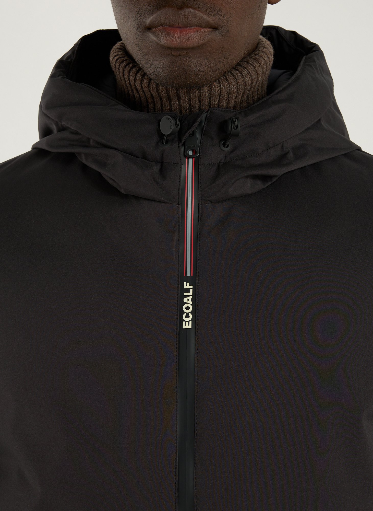 Parka mi-longue Noir