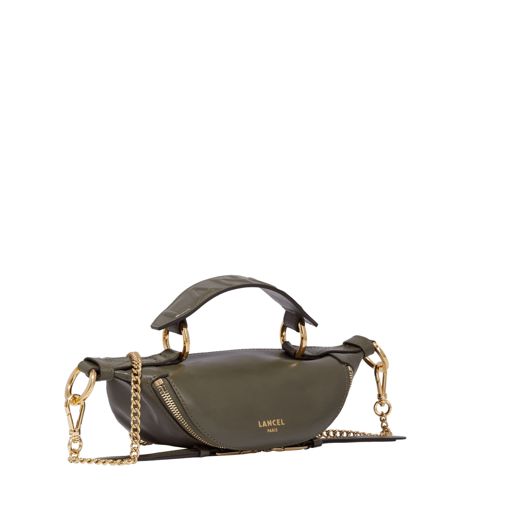 Mini sac porté croisé - origami de lancel LANCEL Vert