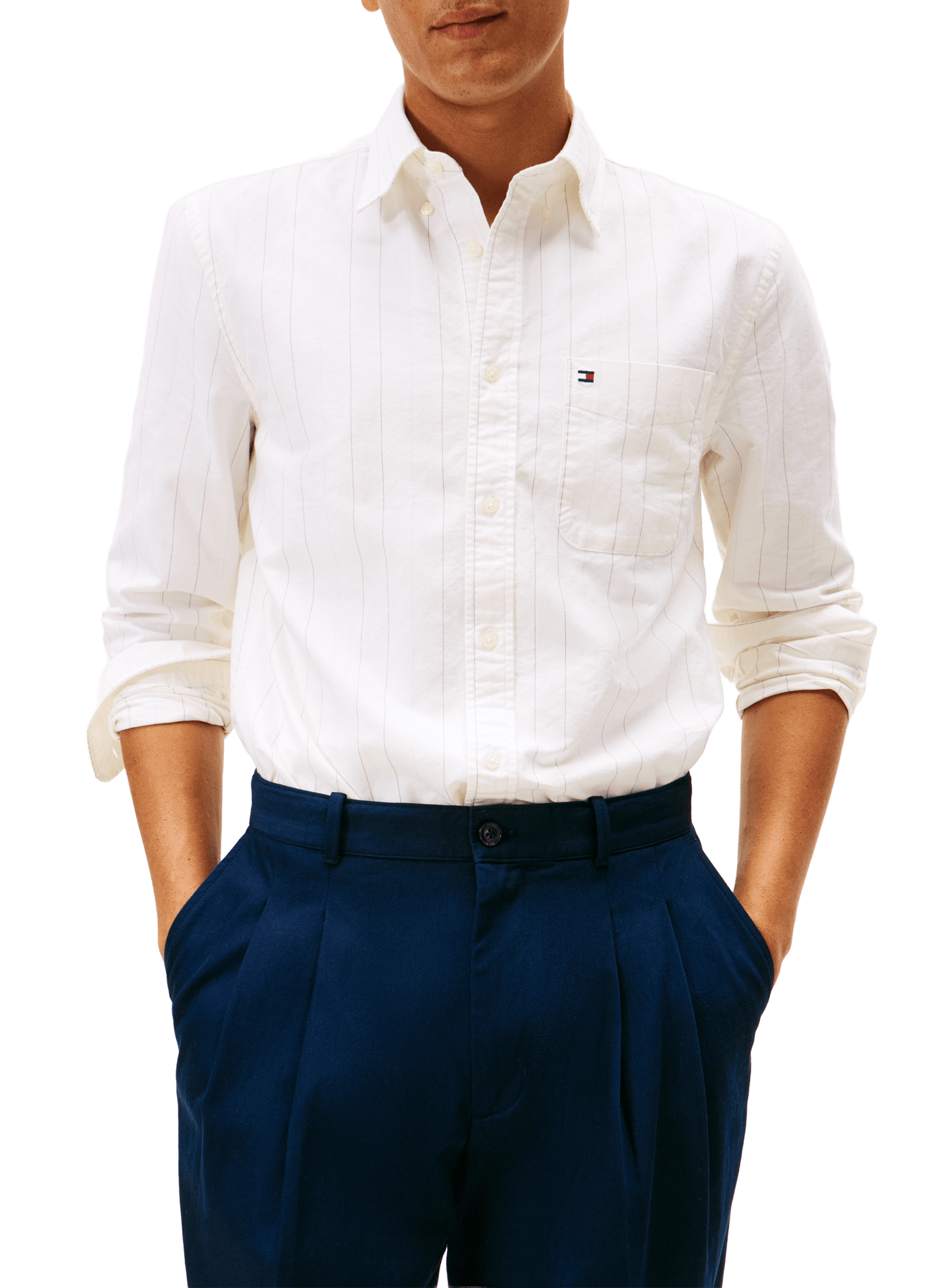 Linen shirt TOMMY HILFIGER White