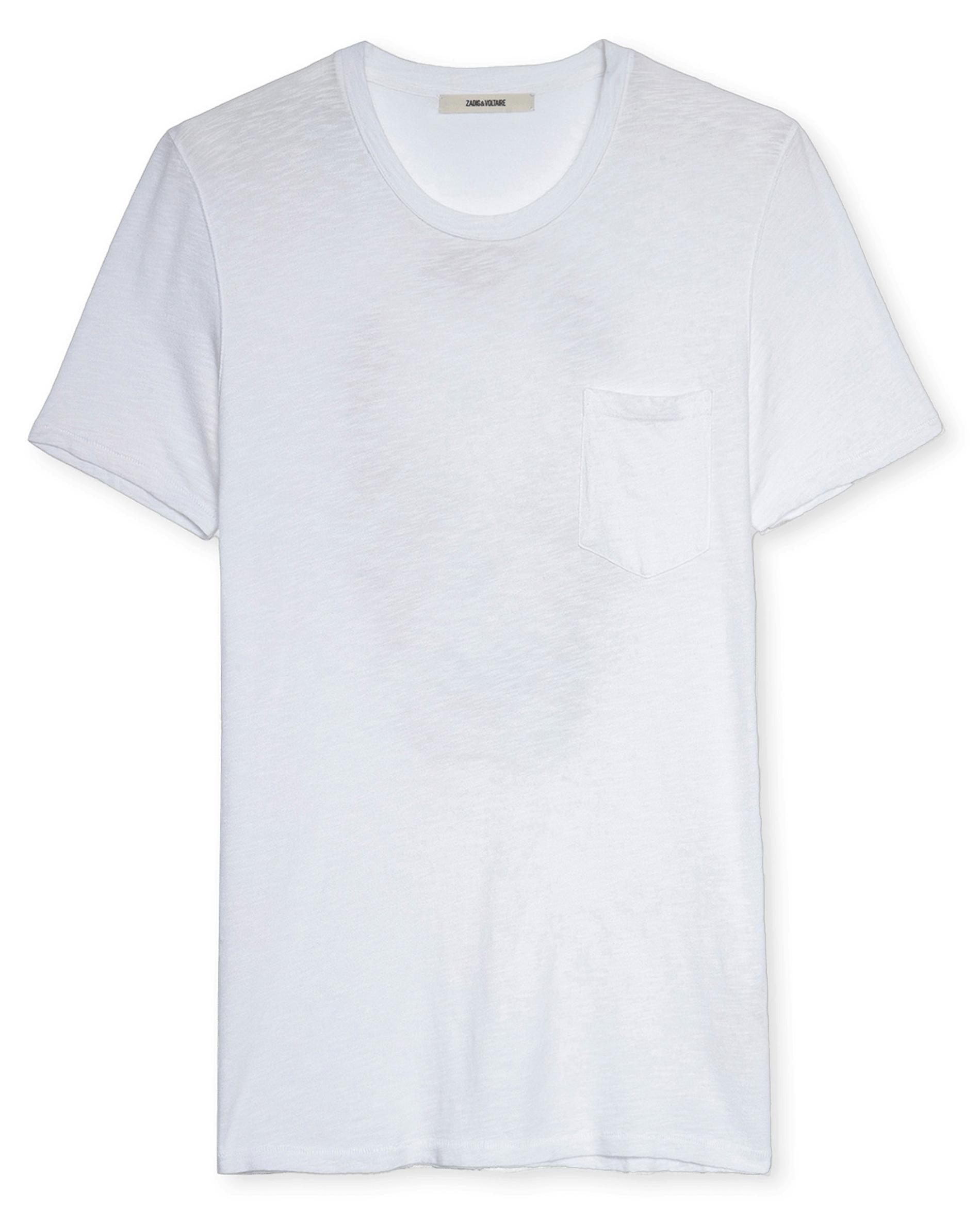 Tee-shirt droit en coton stockholm ZADIG&VOLTAIRE Blanc