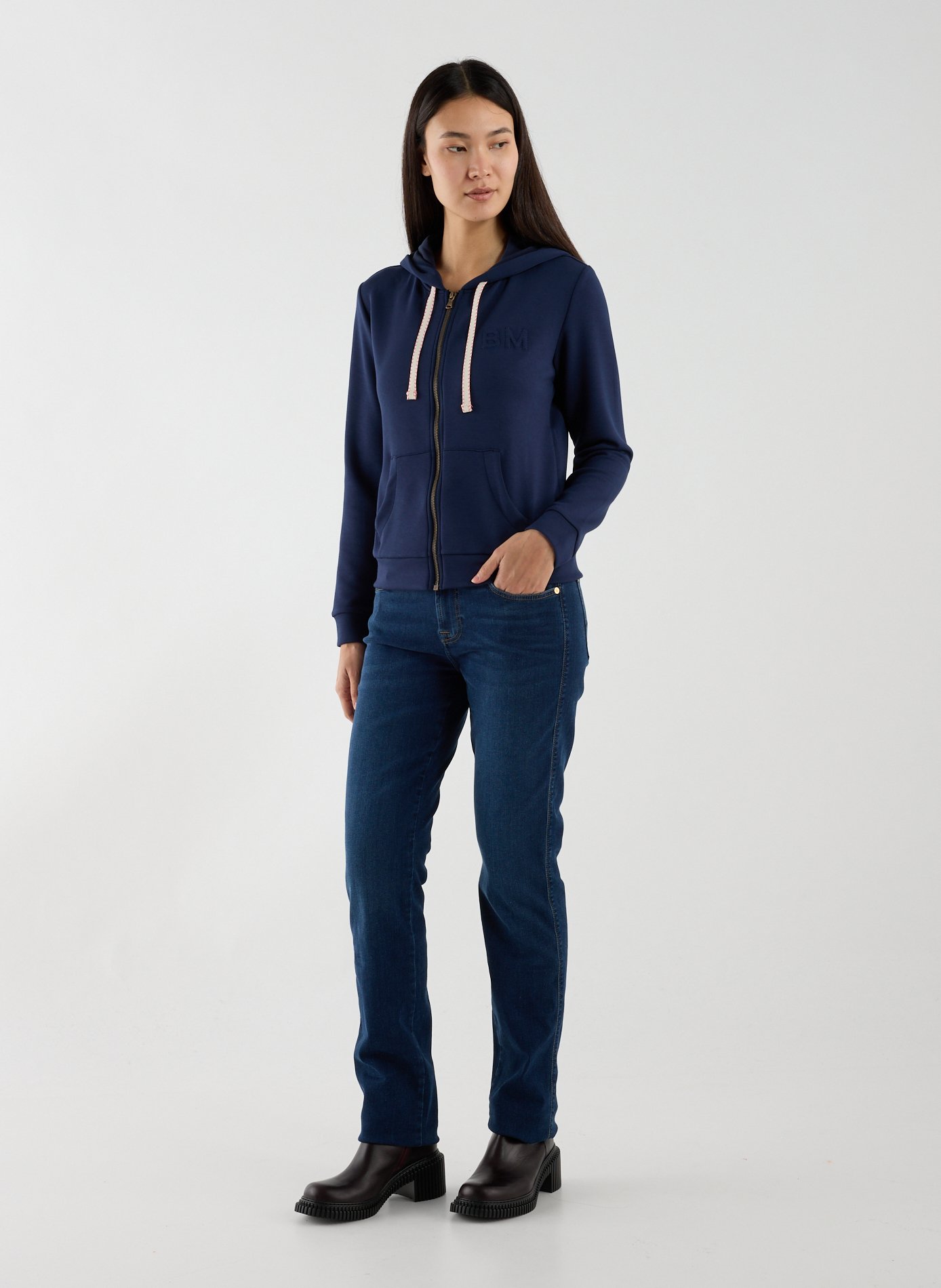 Gilet à capuche BANANA MOON Bleu