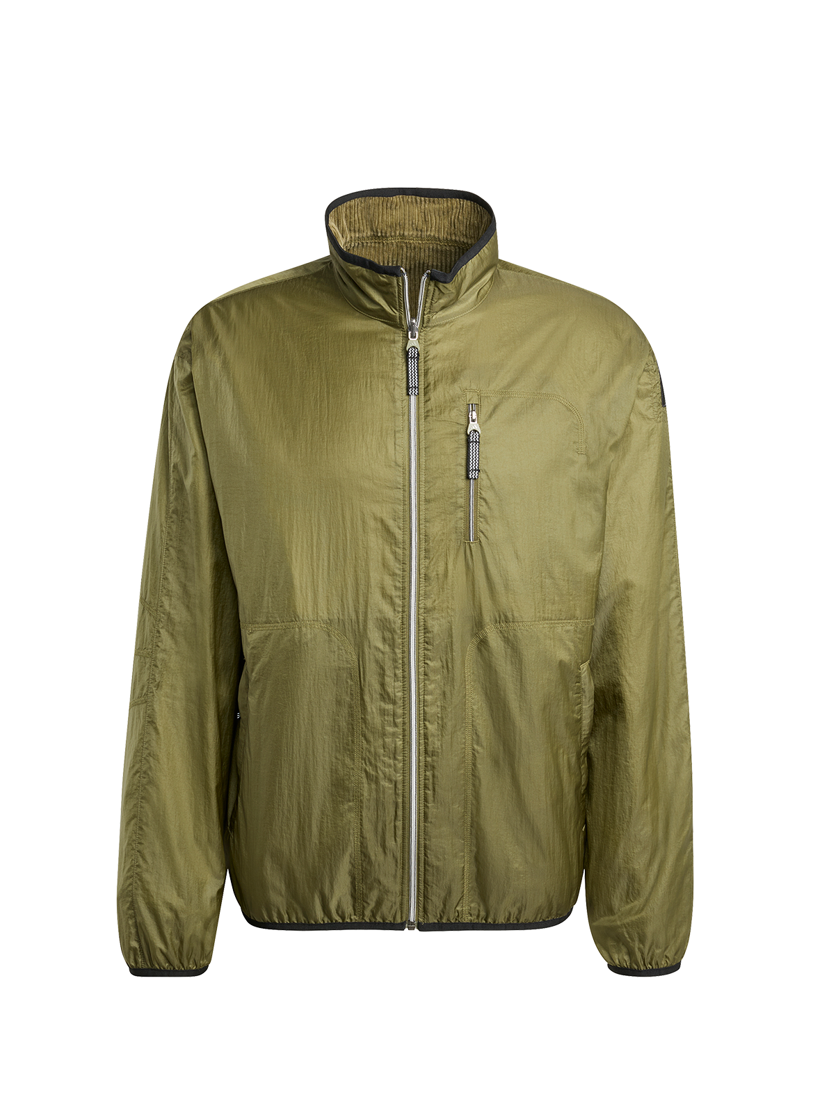 Oversized reversible jacket with high collar ADIDAS Green