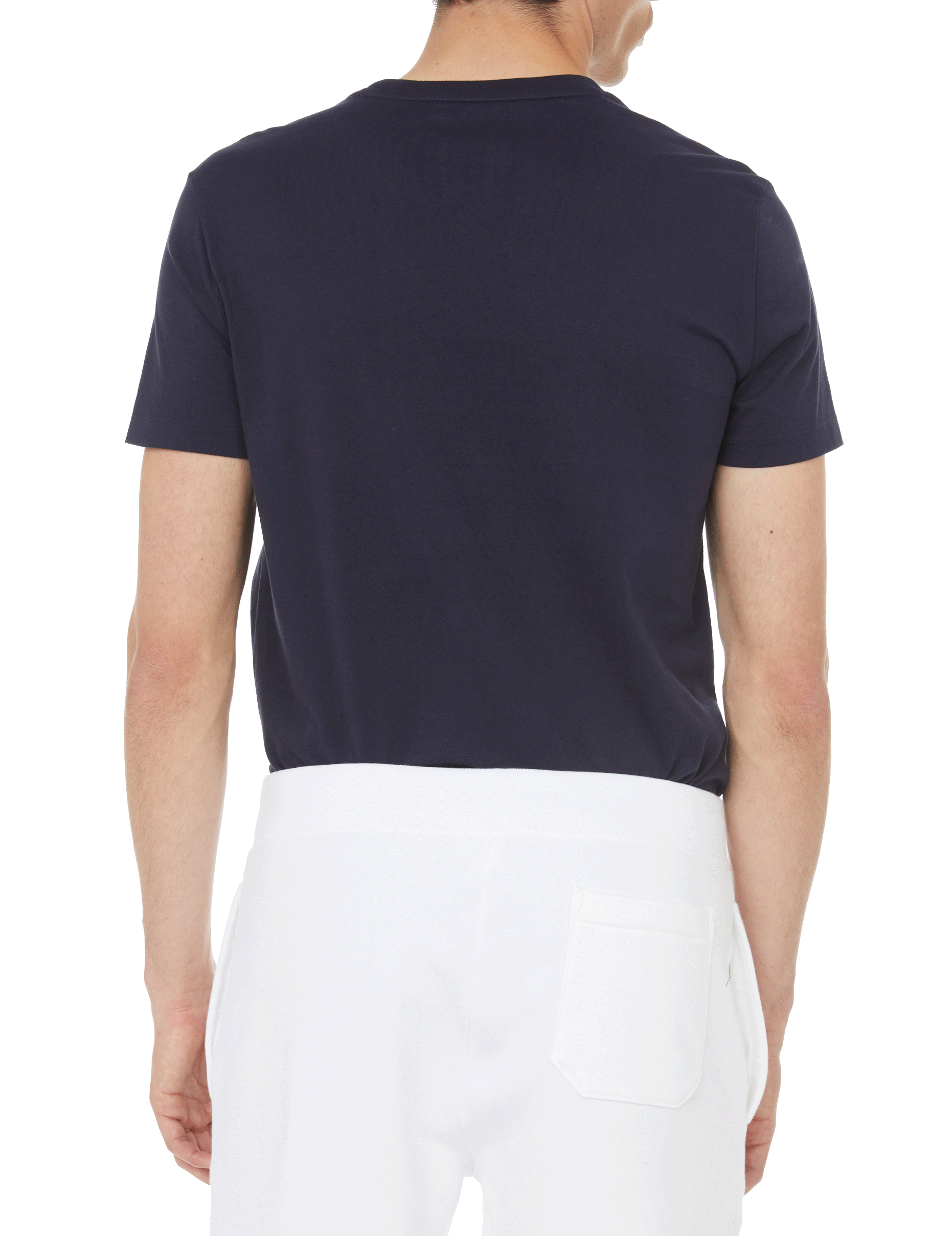 T-shirt slim en coton POLO RALPH LAUREN Bleu