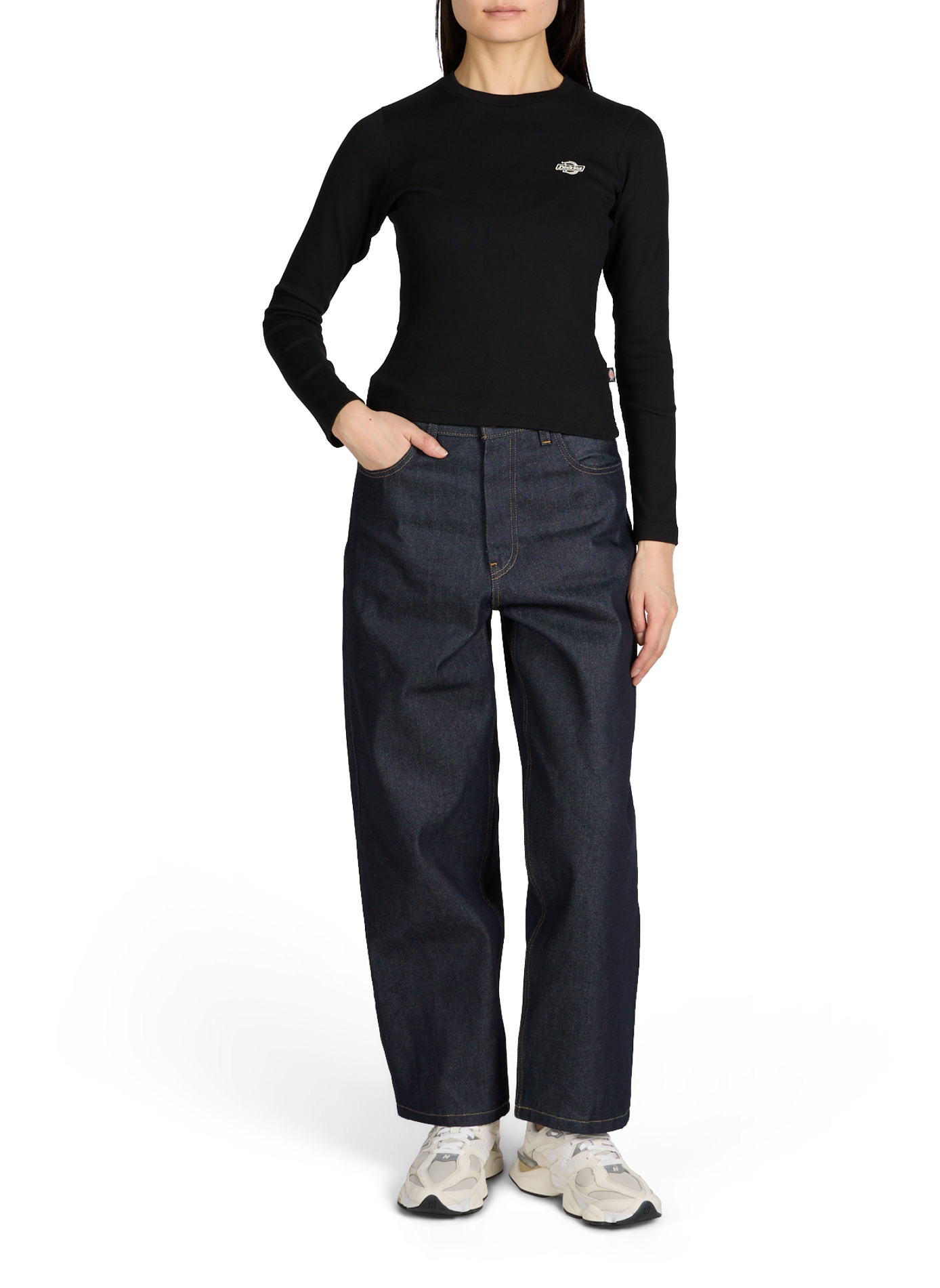 Wedge and serrated sole leather blend sneakers NEW BALANCE Multicolour