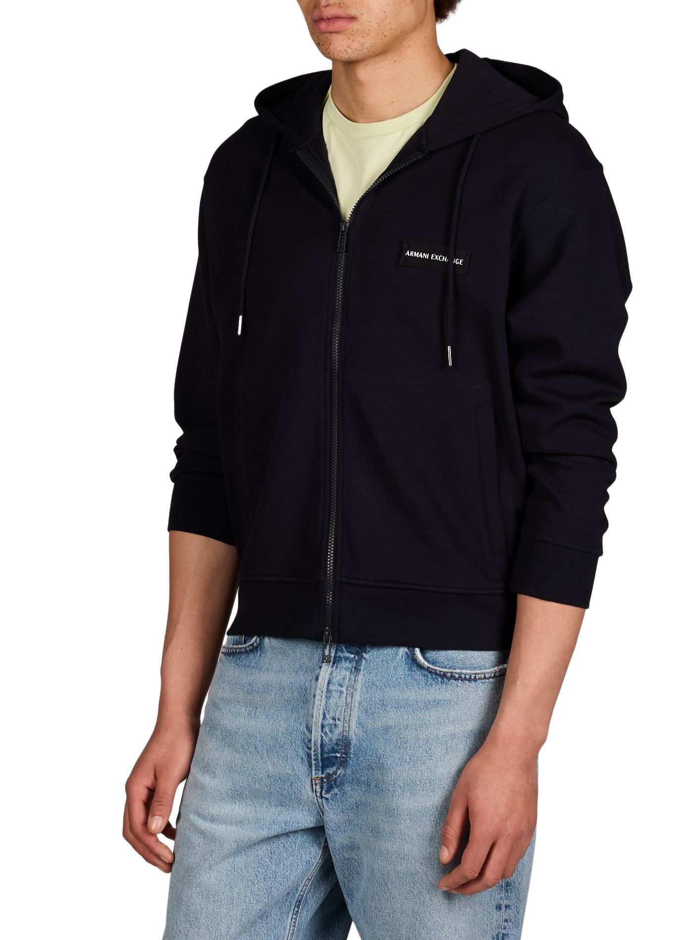 Felpa con cappuccio in misto cotone ARMANI EXCHANGE