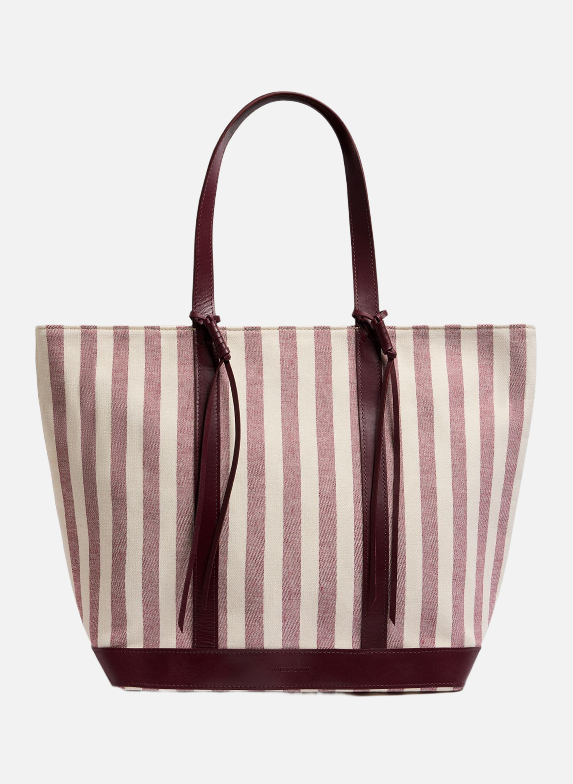 Cabas l en toile VANESSA BRUNO Rouge