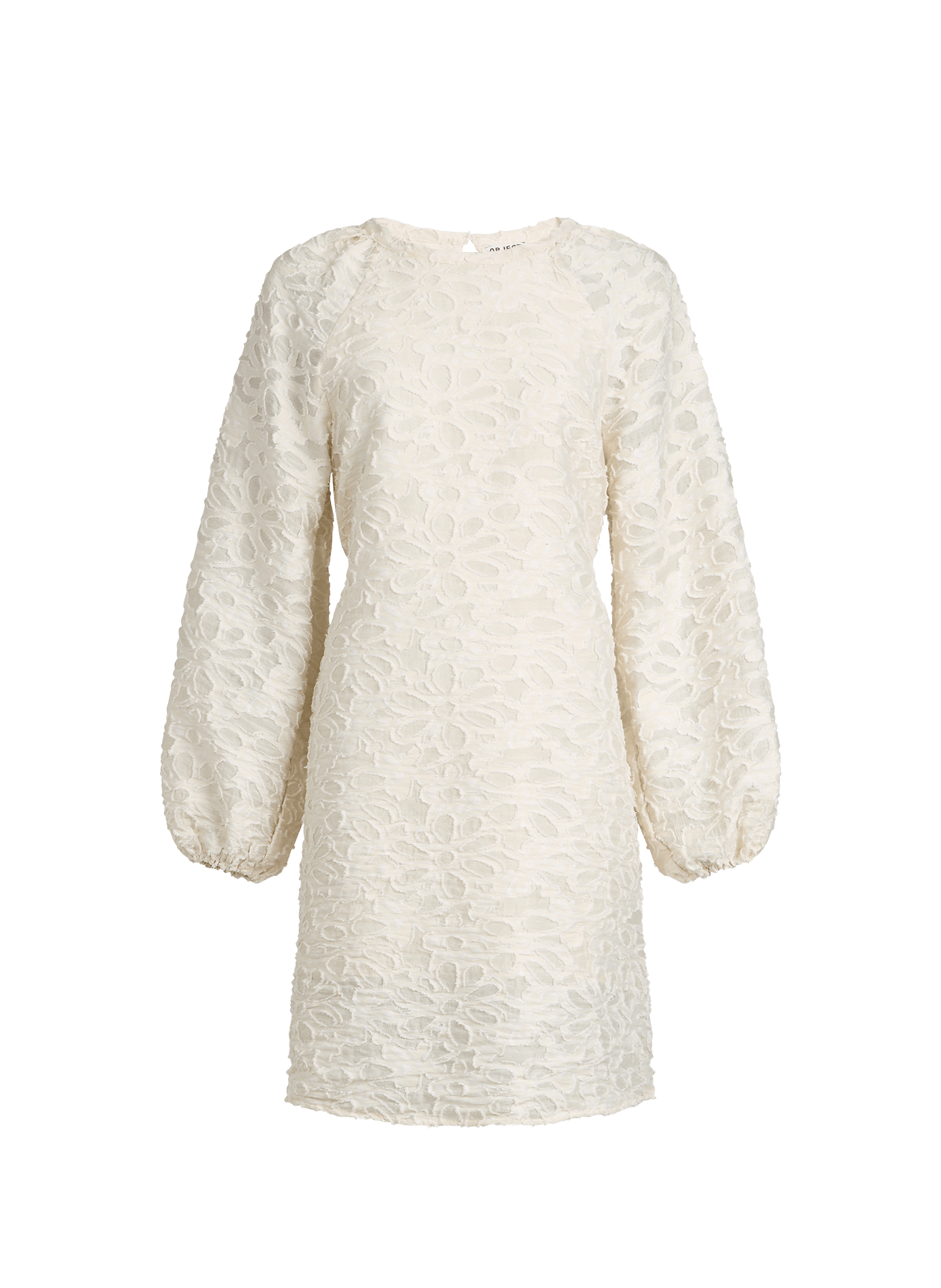Robe droite texturée OBJECT Blanc