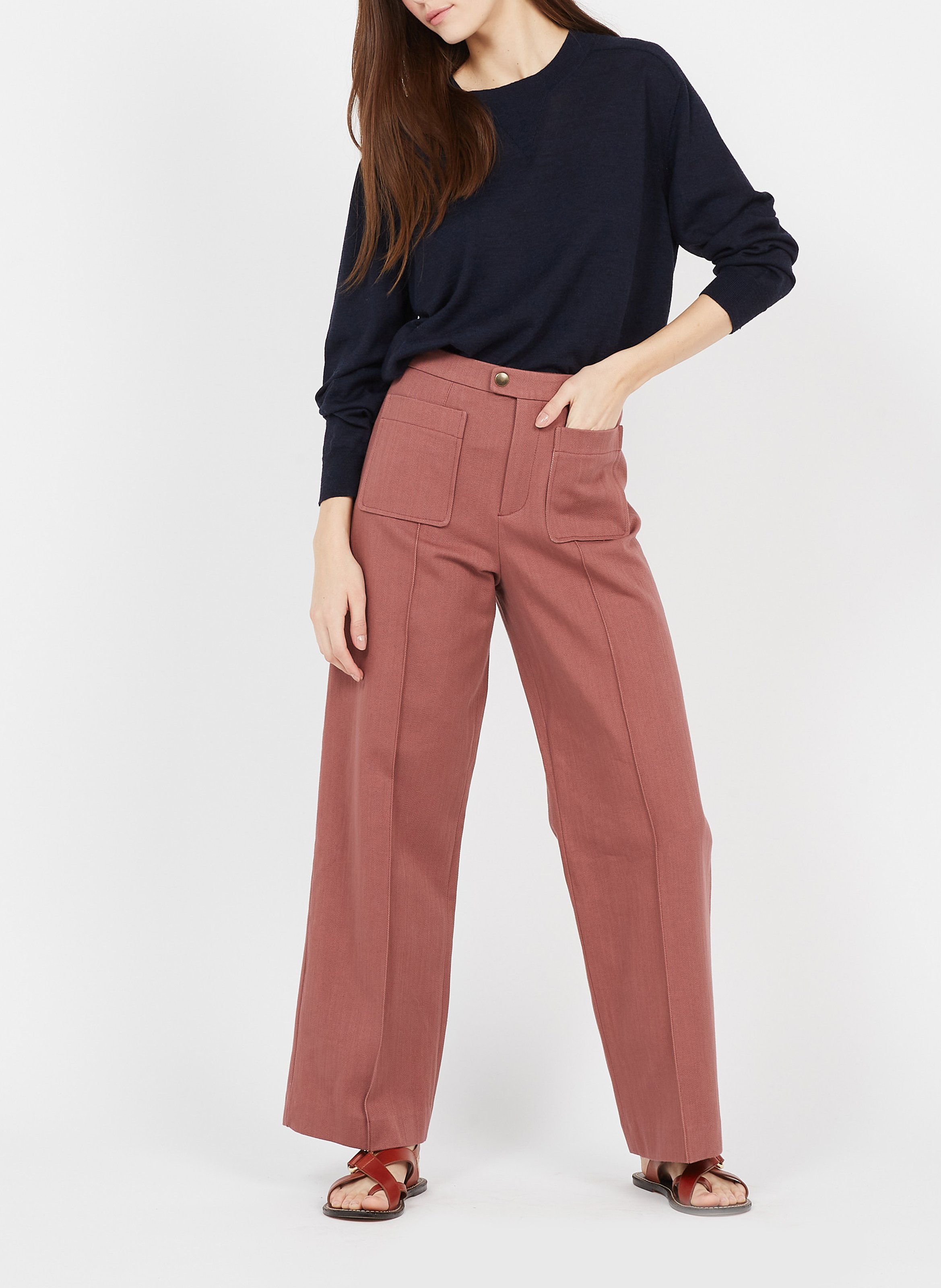 Pull en laine bleu pio SOEUR Bleu