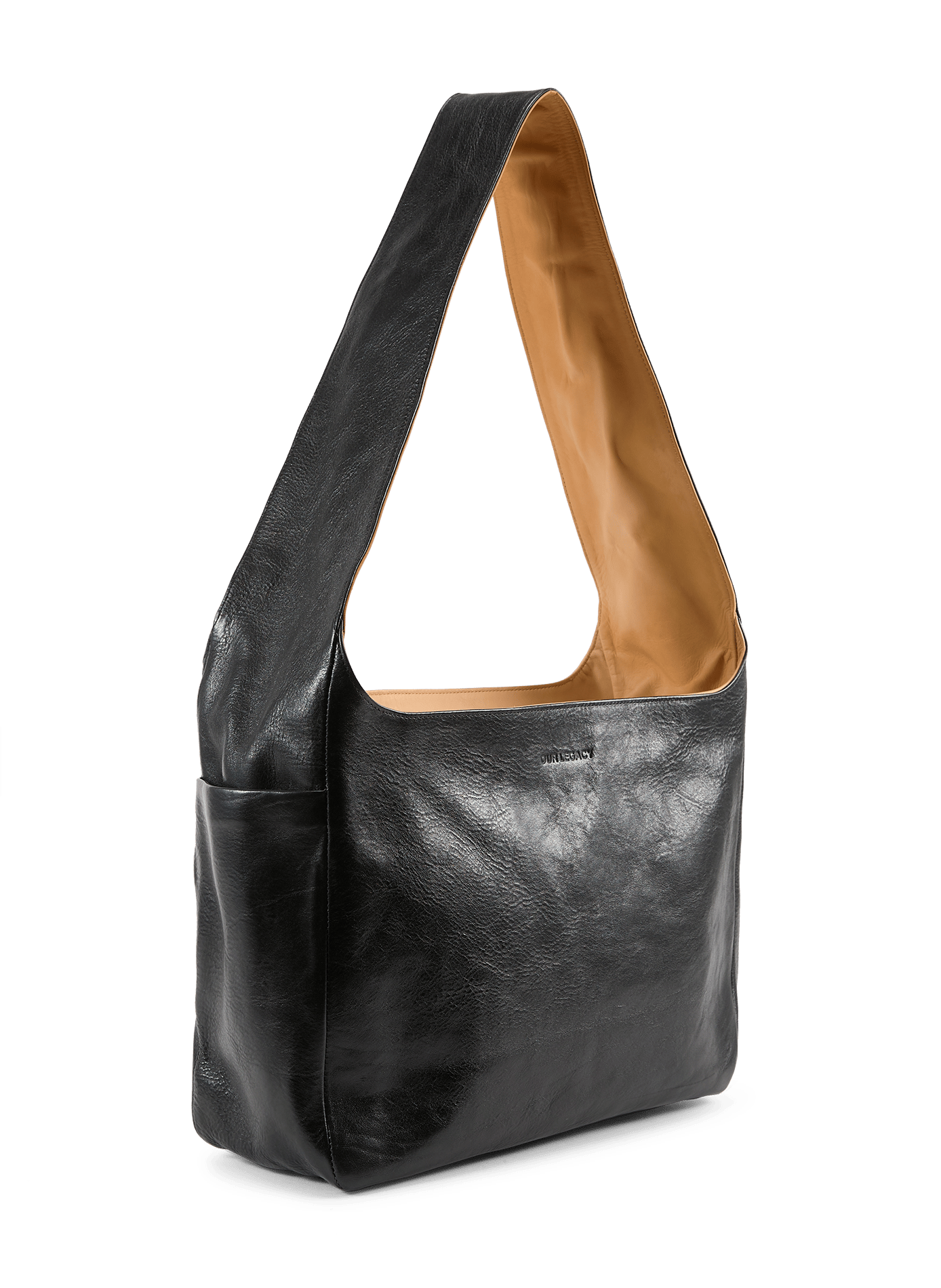 Sac Grande Brick en cuir OUR LEGACY Noir