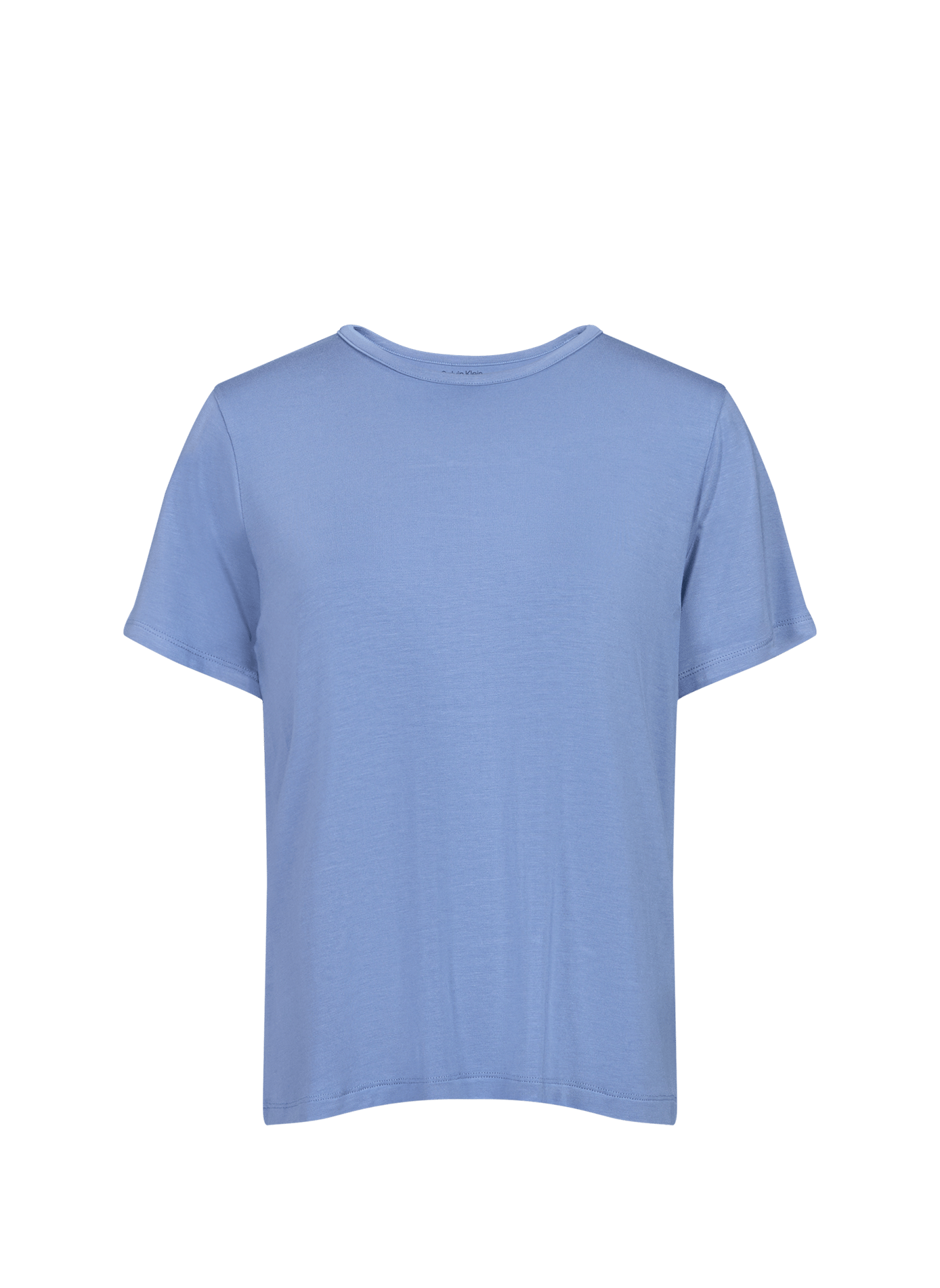 Straight round-neck T-shirt CALVIN KLEIN Blue