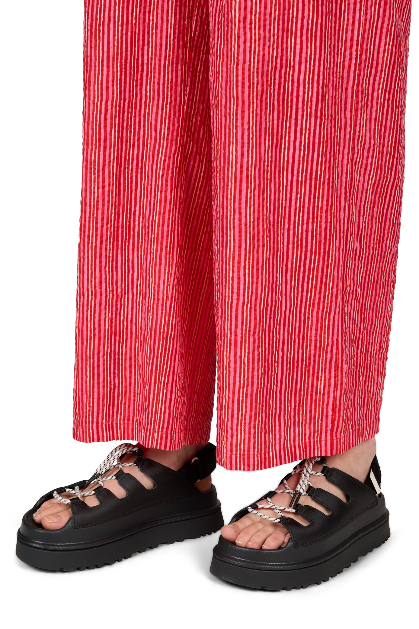Sandali GoldenGlow con zeppa UGG Nero