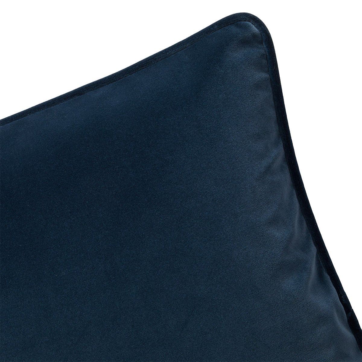 Housse de coussin en velours, divan YVES DELORME Bleu
