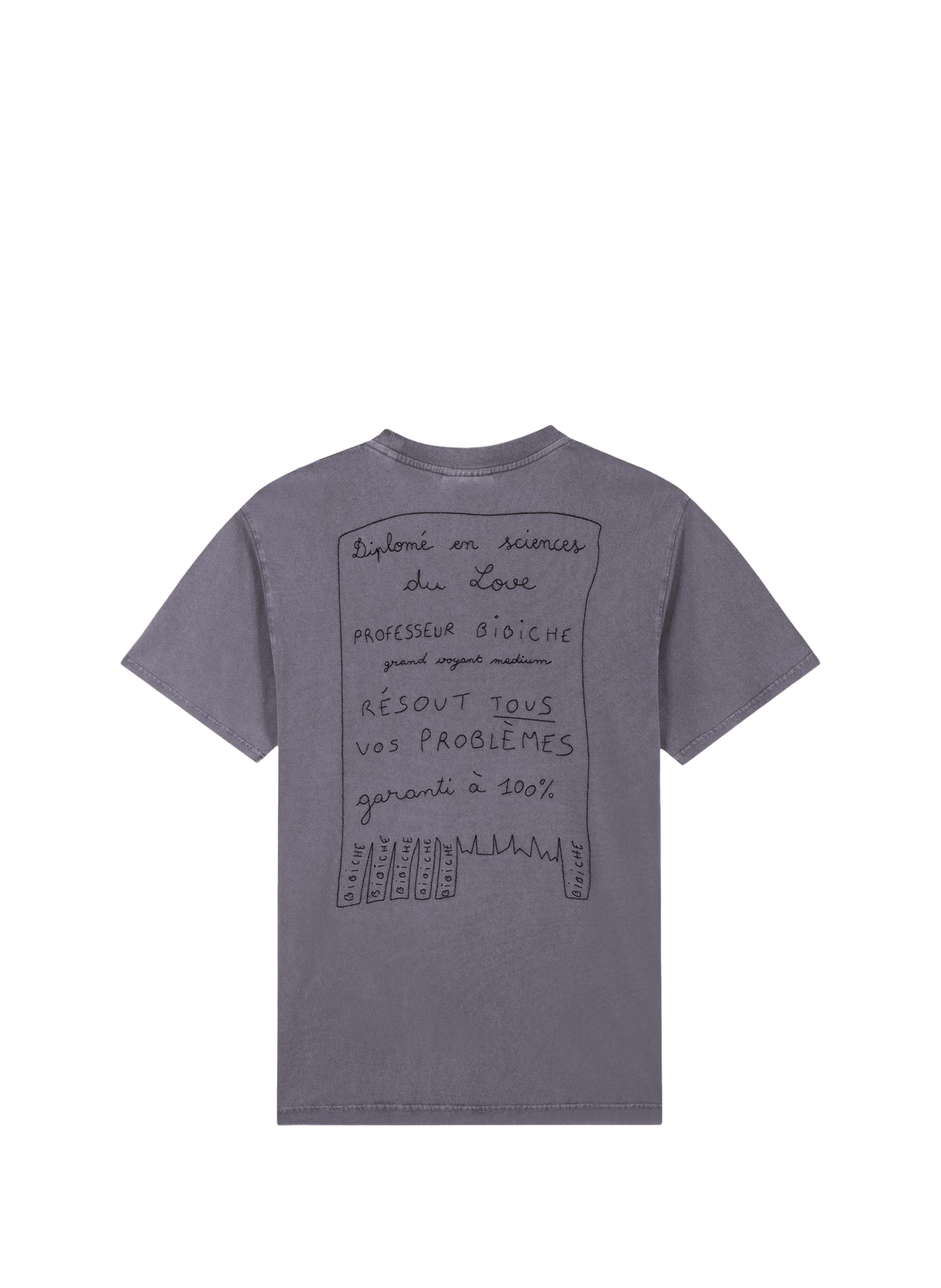 Patureau "Small Ad" Cotton T-shirt MAISON LABICHE Blue