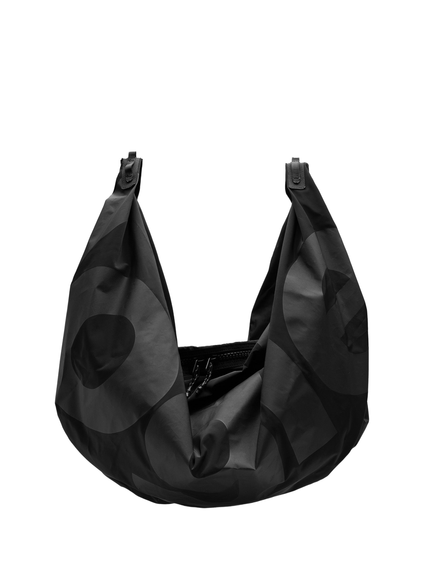 Printed shoulder bag TOPOLOGIE Black