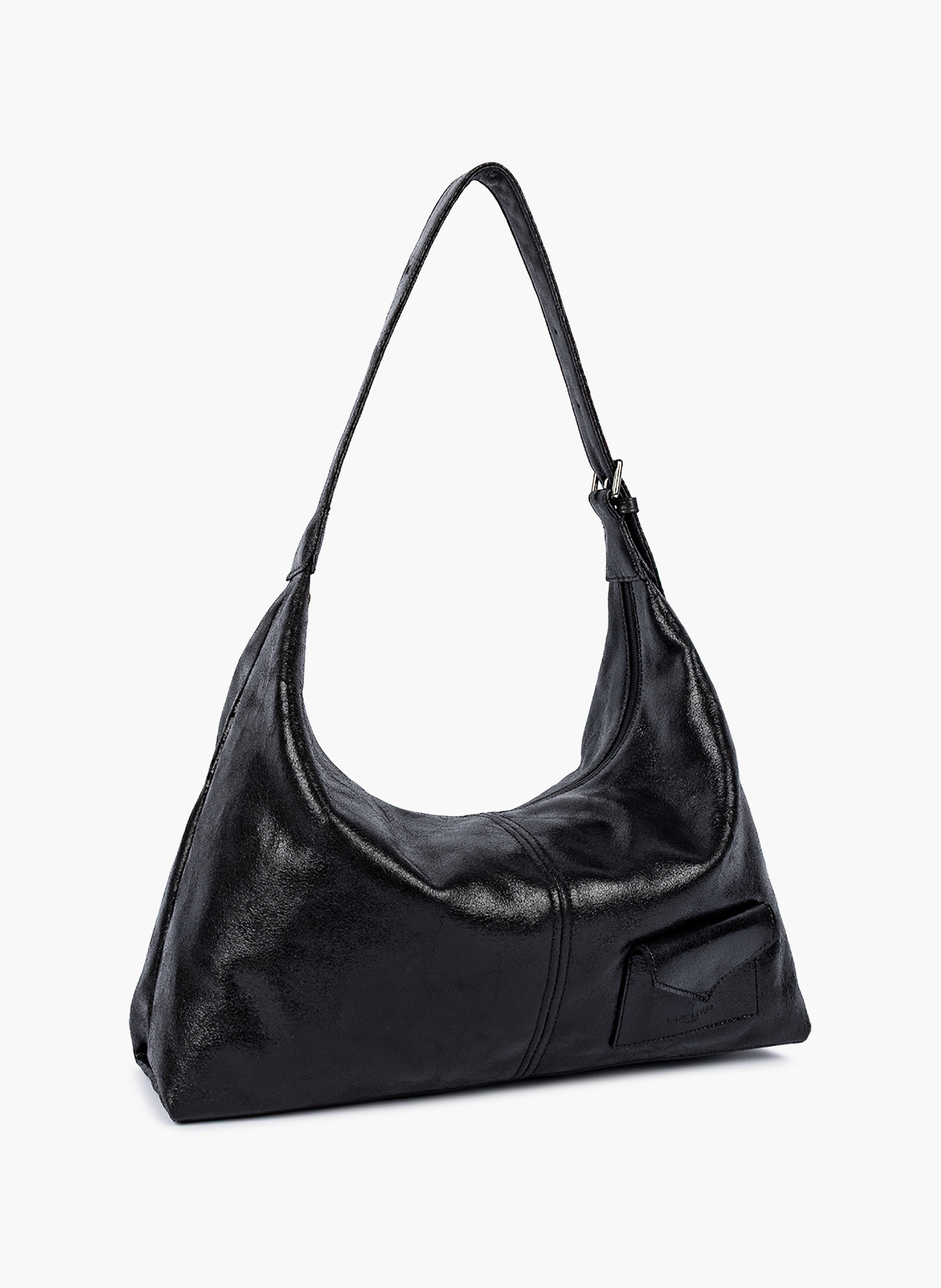 Grand sac hobo - rétro kba LANCASTER Noir