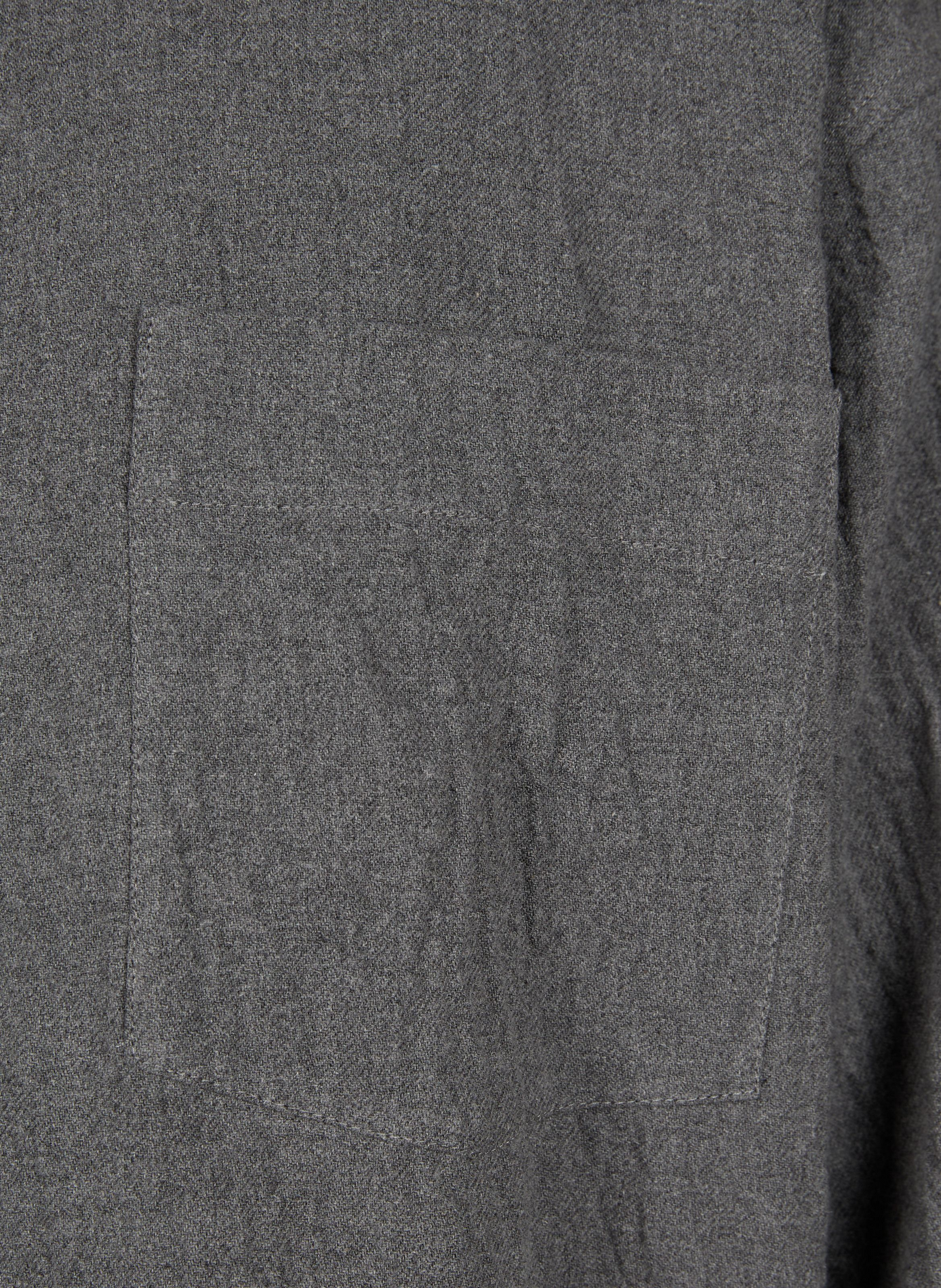 Loose solid button-up shirt WON HUNDRED Grey