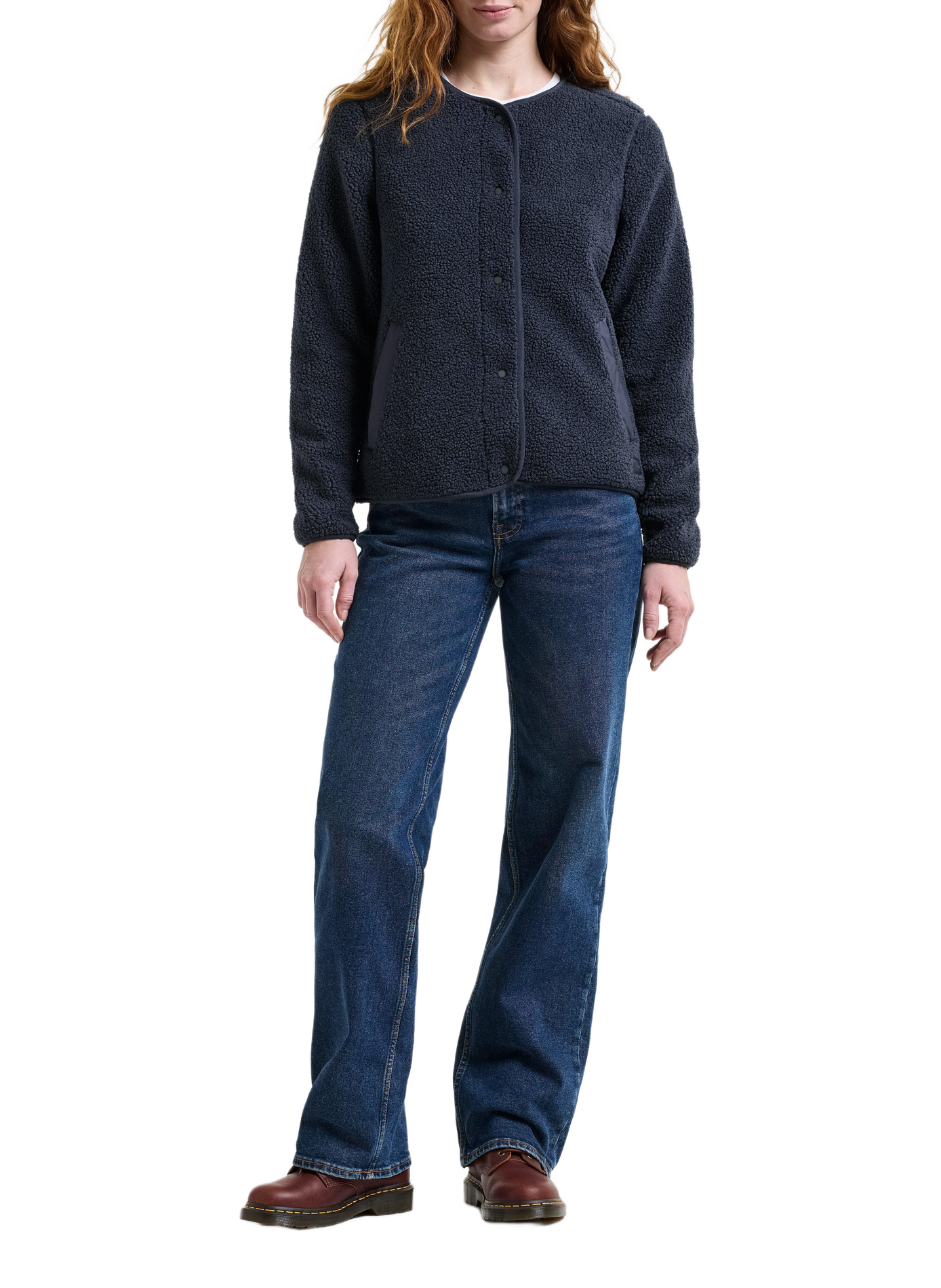 SELMA jacket in soft fleece DIDRIKSONS Blue