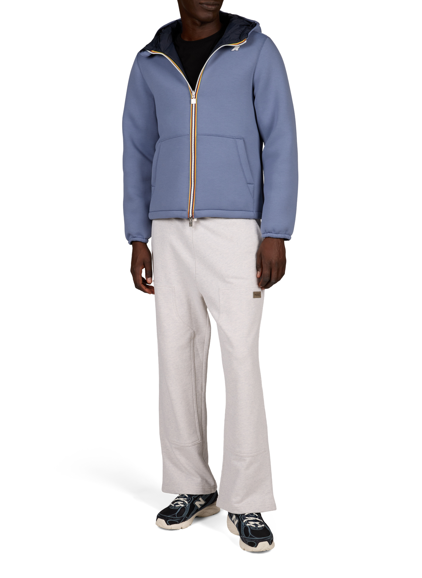 High-neck sweatshirt K-WAY Blue