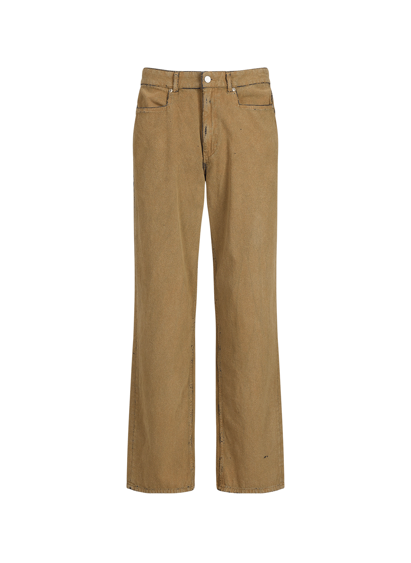 Weite Hose aus Baumwollmischung WON HUNDRED Beige