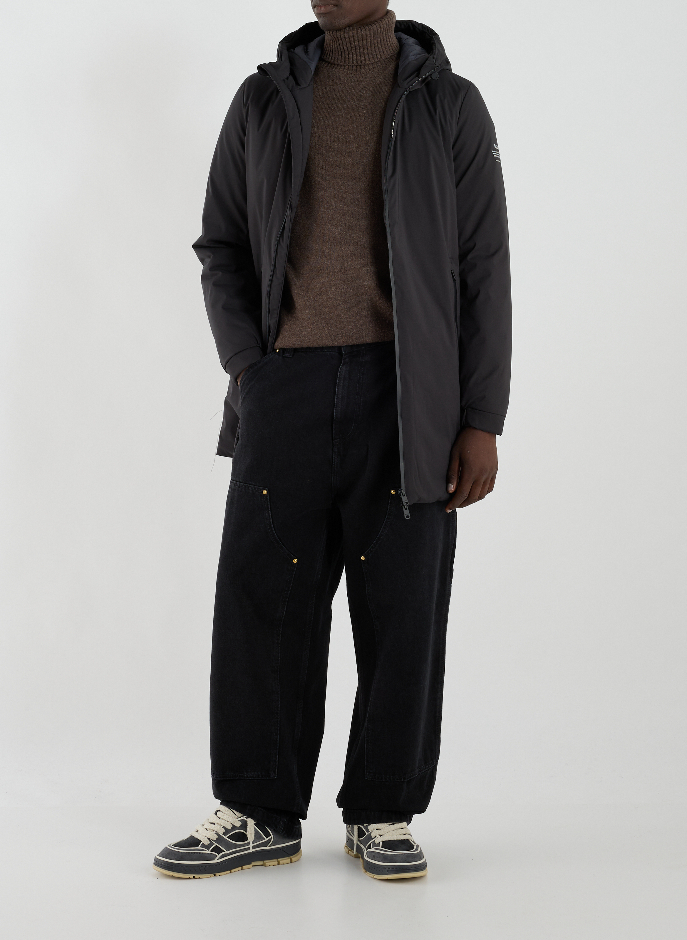 Mittellanger Parka ECOALF Schwarz
