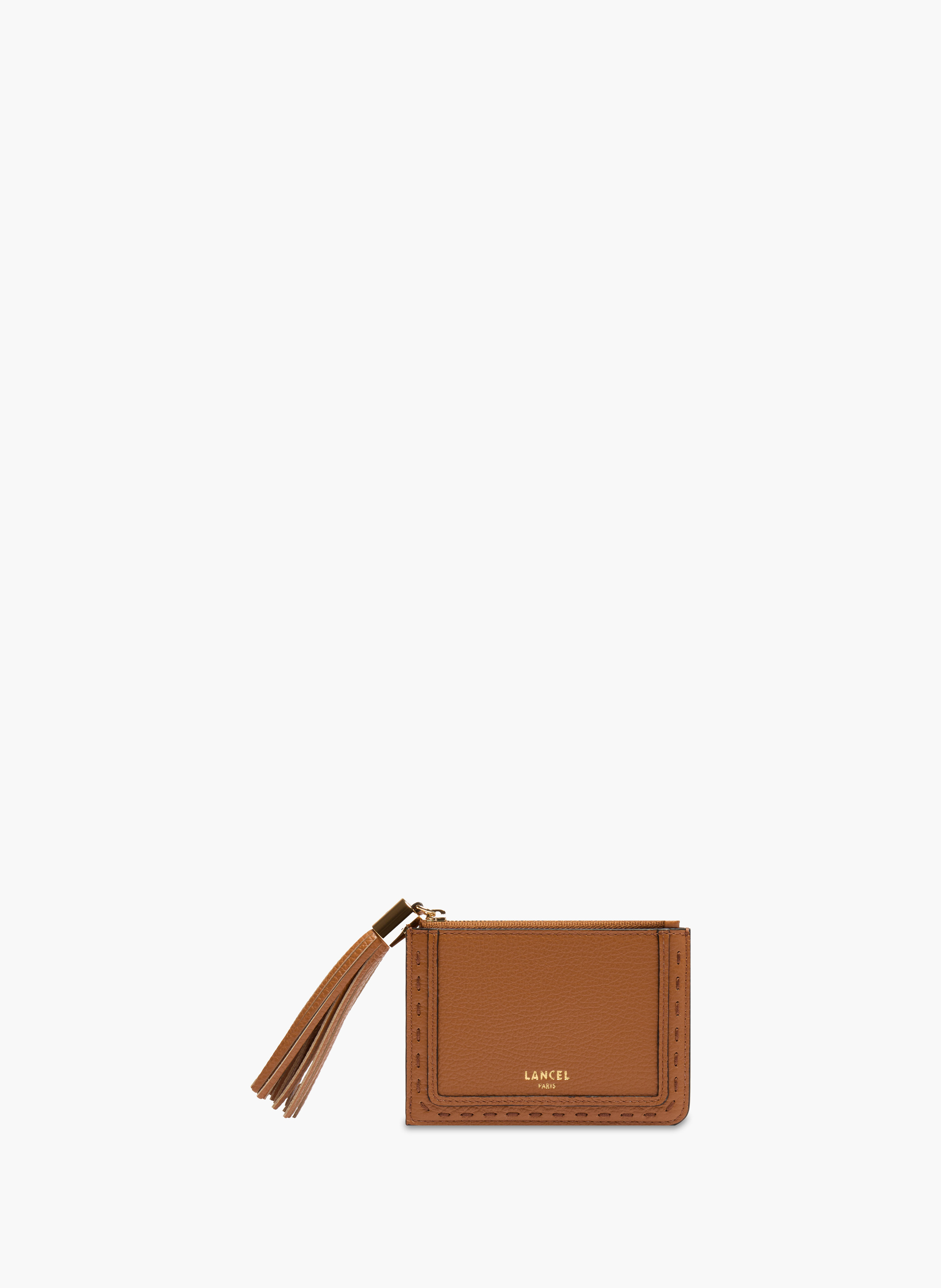 Porte-cartes premier flirt de lancel en cuir LANCEL Marron