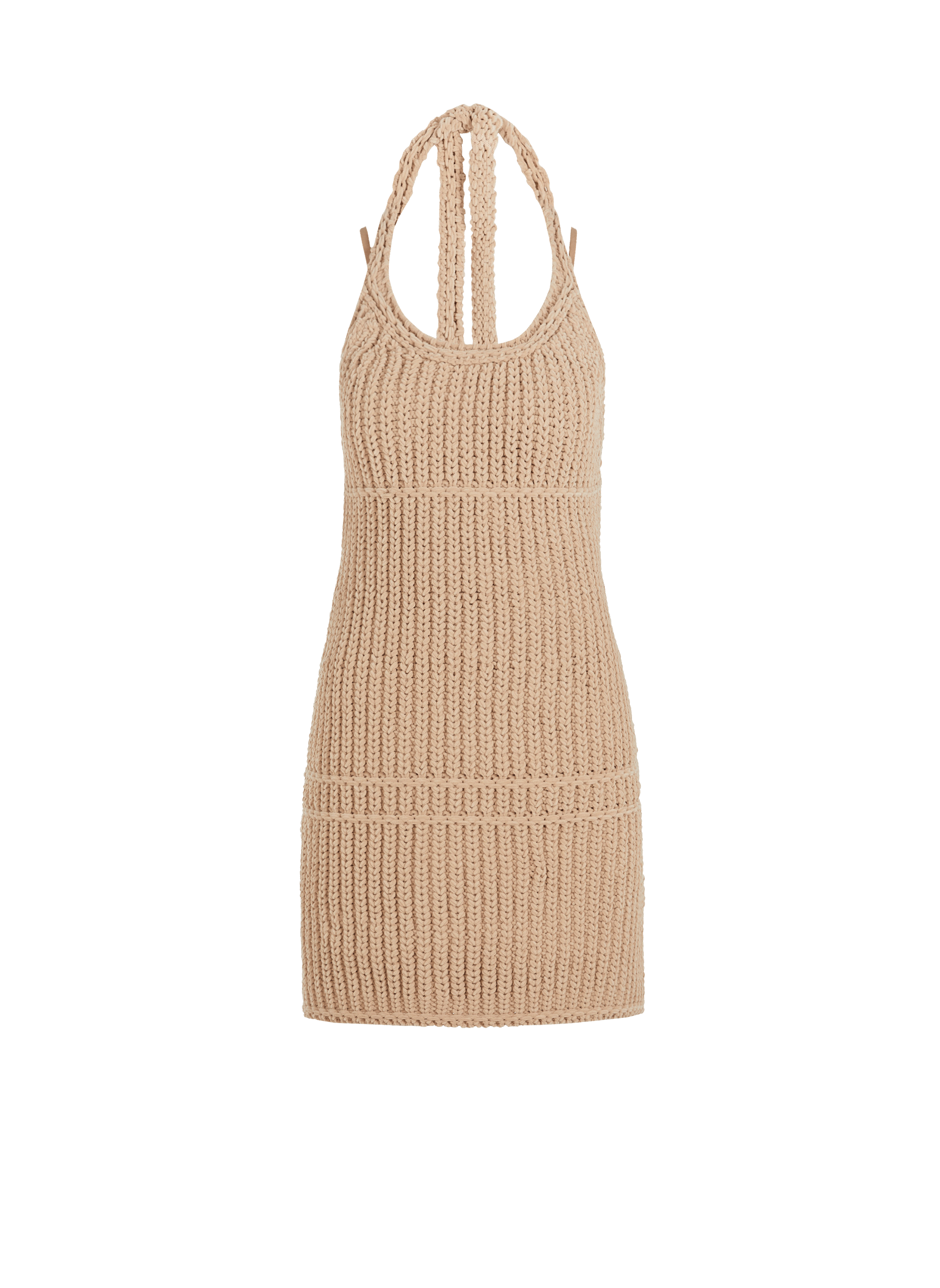 La robe Nuvola en velours crocheté