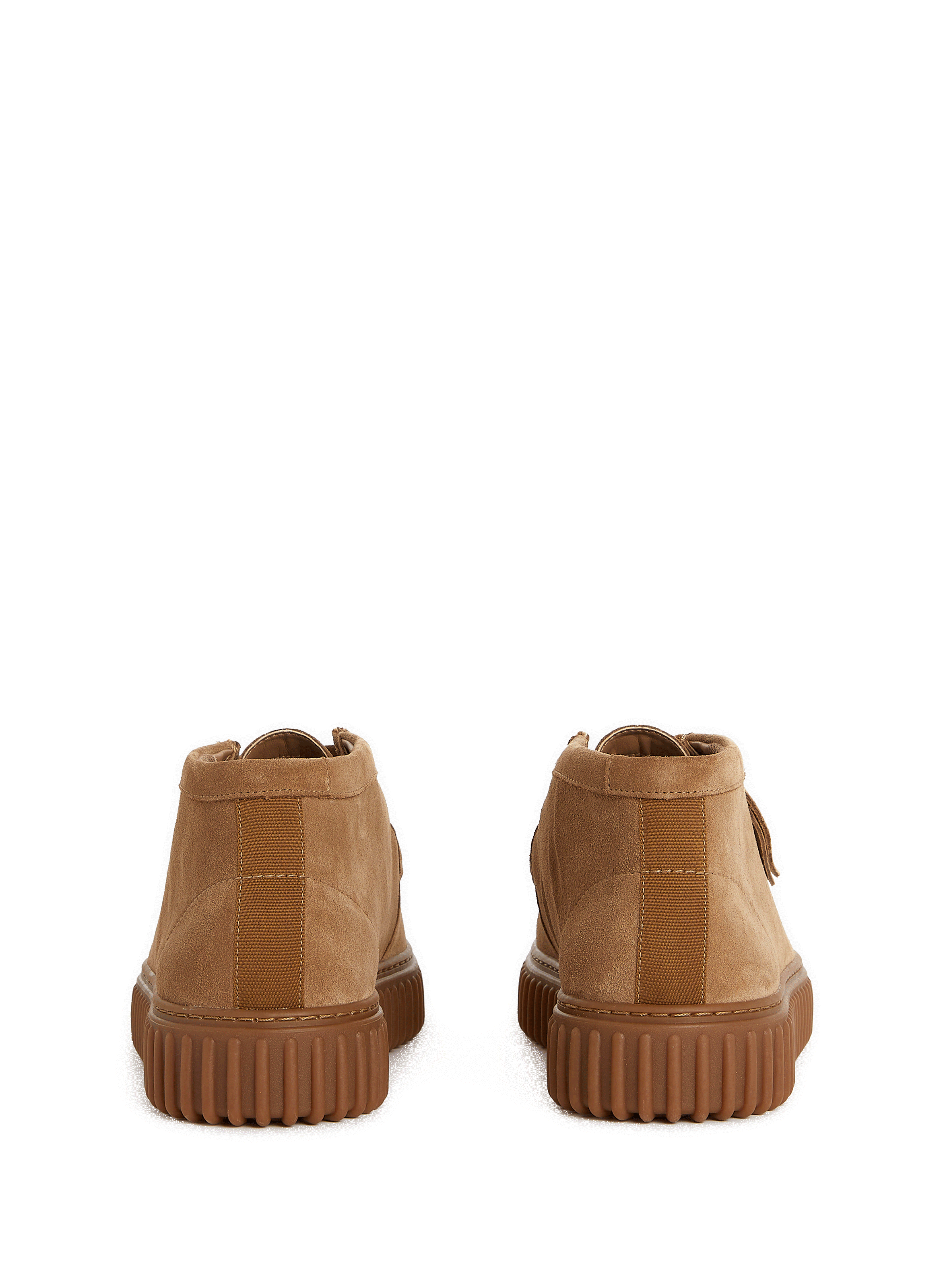 Derbies en cuir suède CLARKS Marron