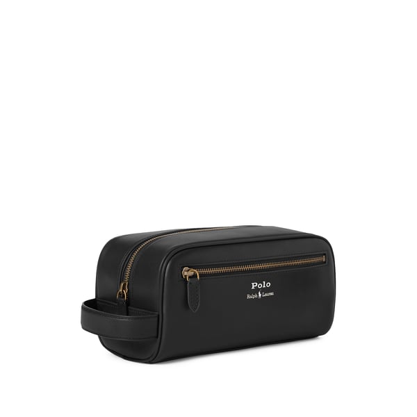 Trousse de toilette en cuir