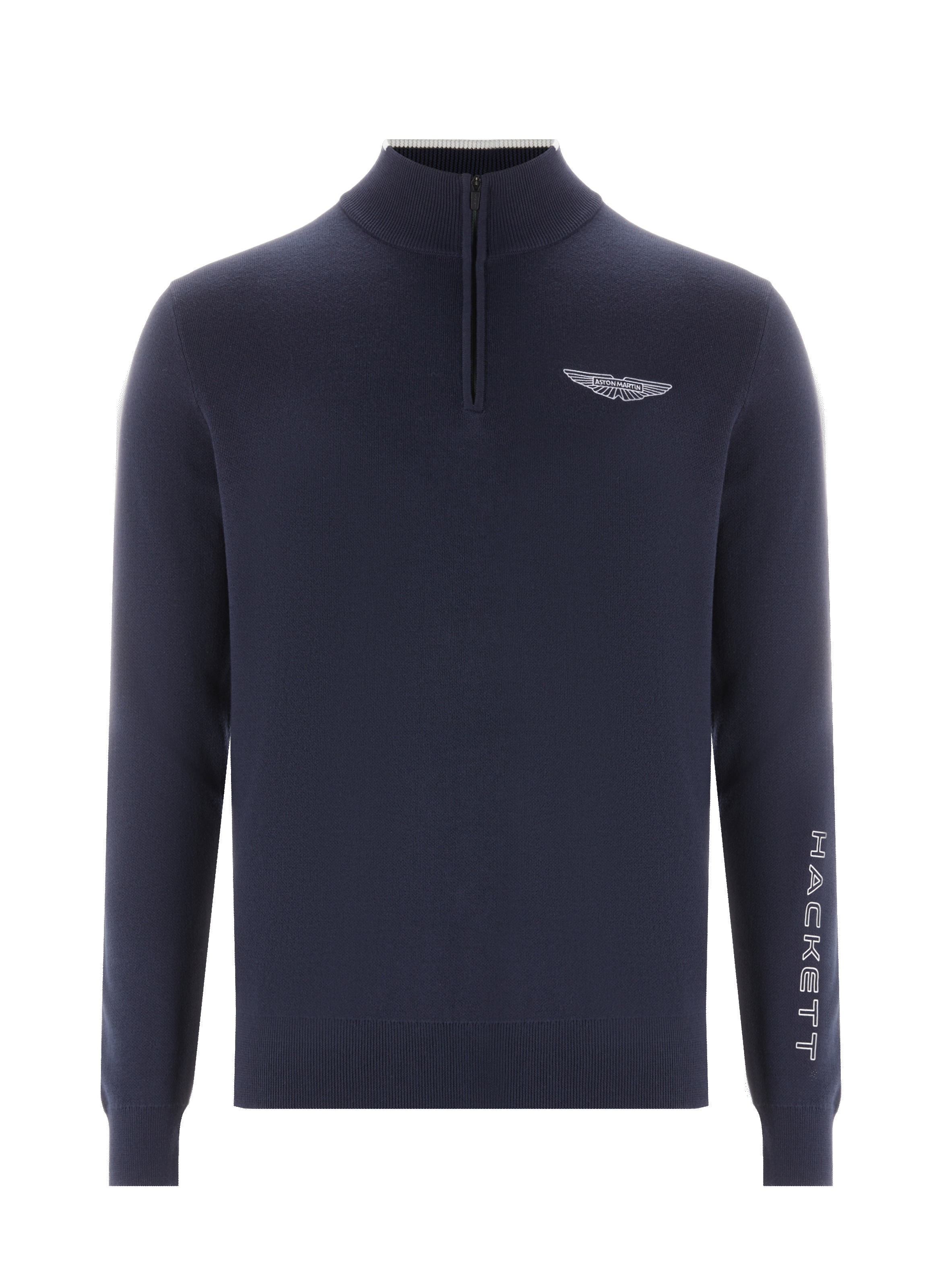 Pull zippé en coton