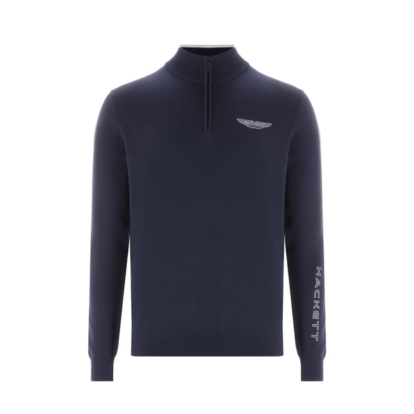 Pull zippé en coton