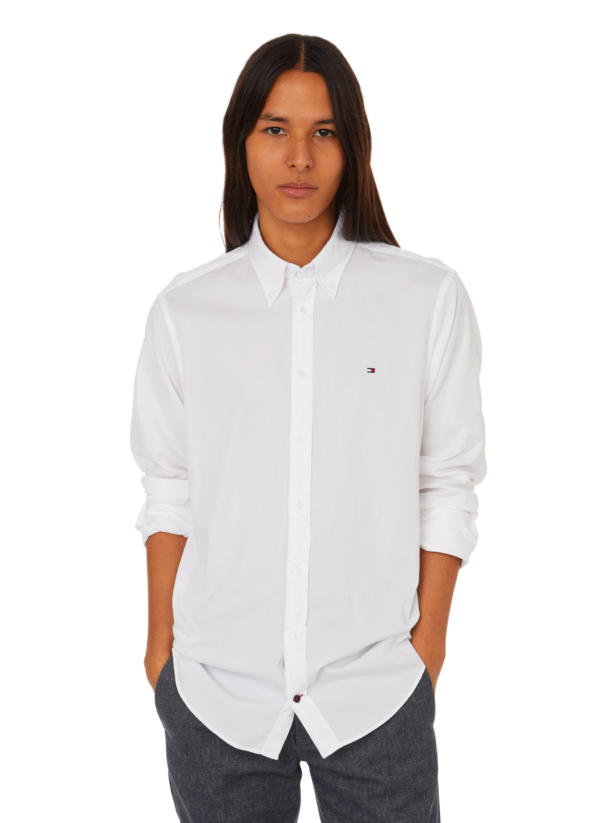 Chemise slim en coton