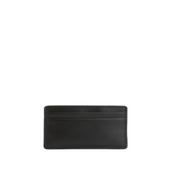 Mmk Leather Card Holder In Black