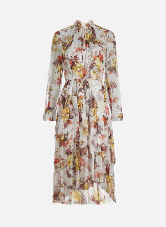 Ruffled printed midi dress ZIMMERMANN Ruffled printed midi dress ZIMMERMANN