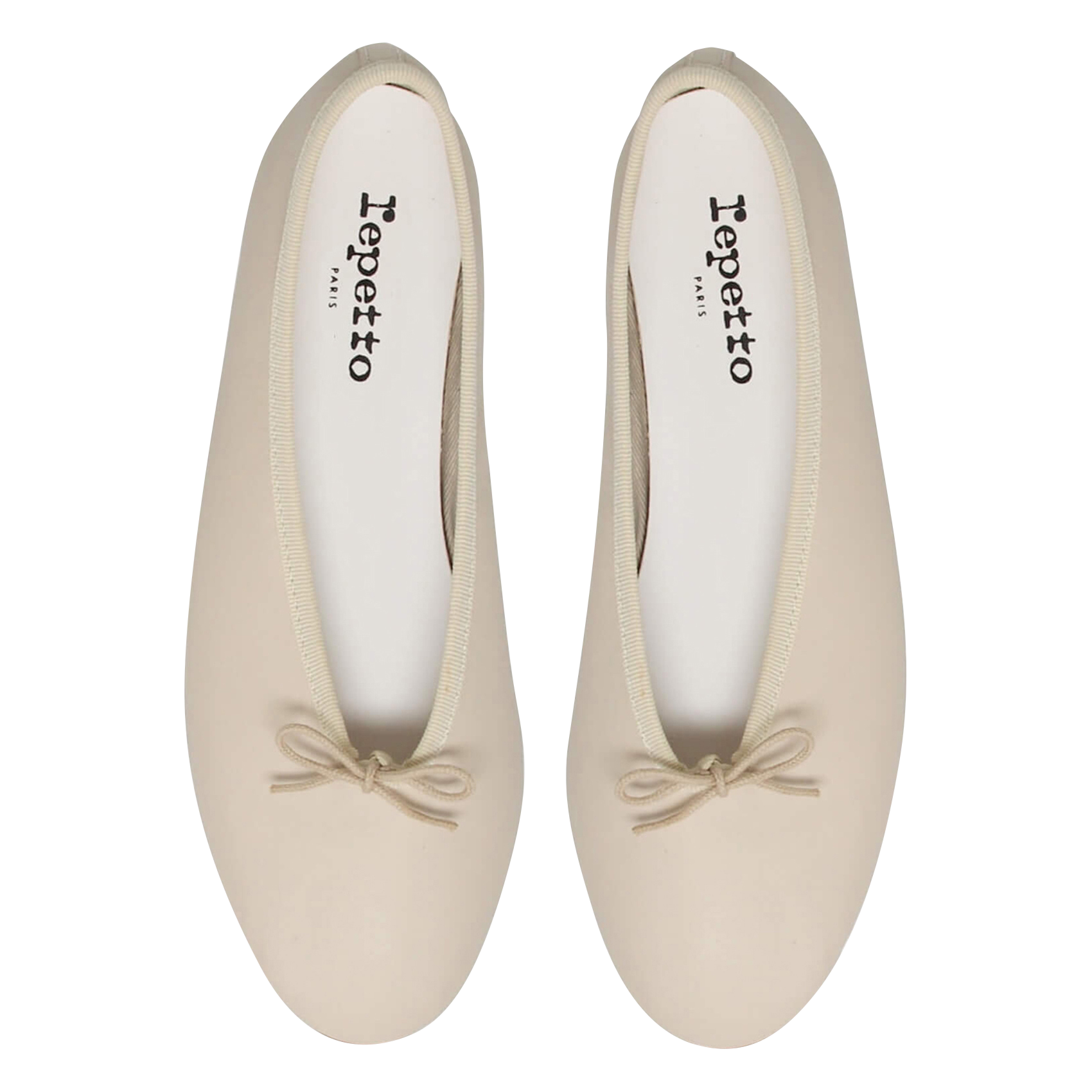 Ballerines en cuir lilouh REPETTO Beige