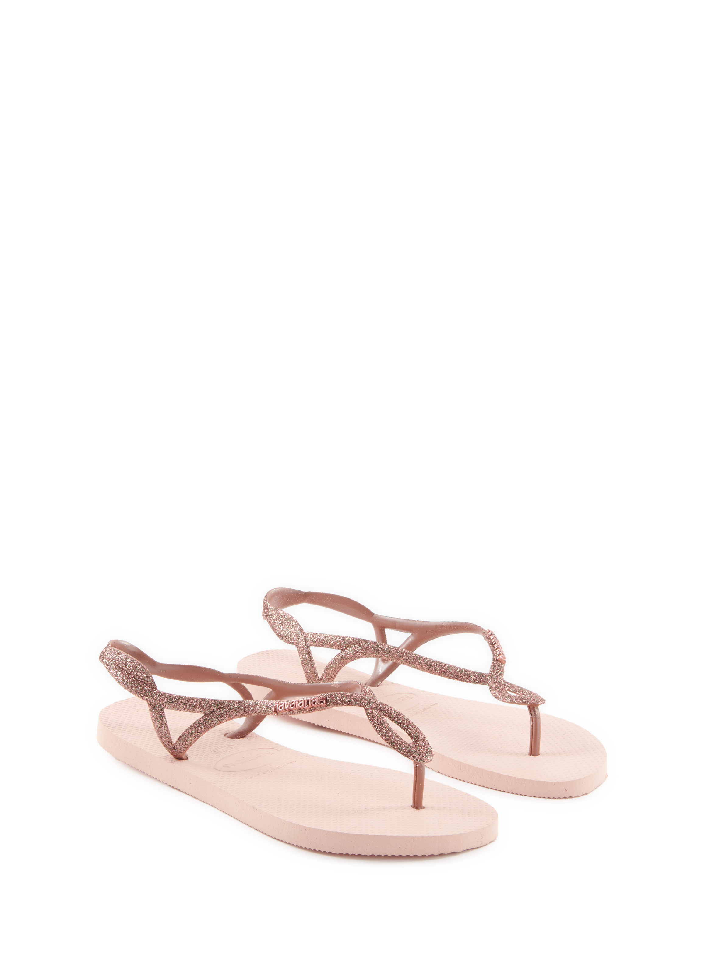 Sparkly flip flops HAVAIANAS Pink