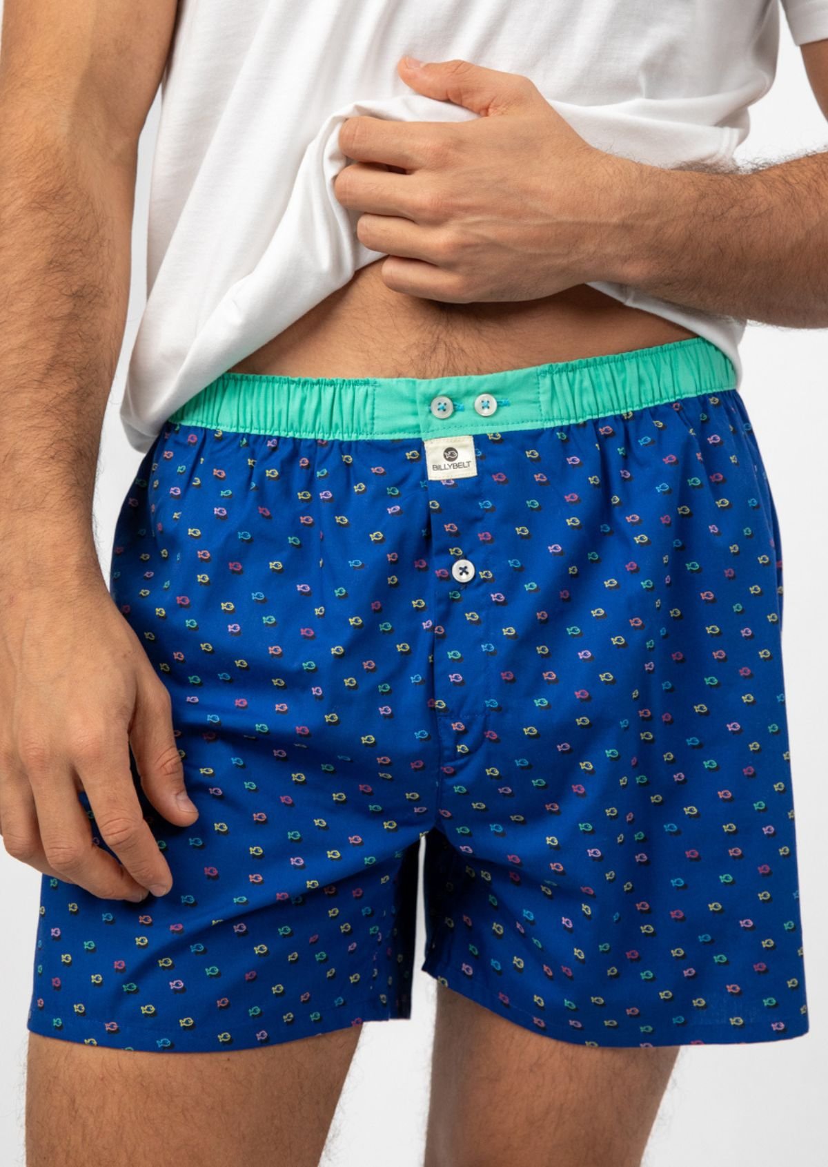 Caleçon en coton biologique BILLYBELT Bleu