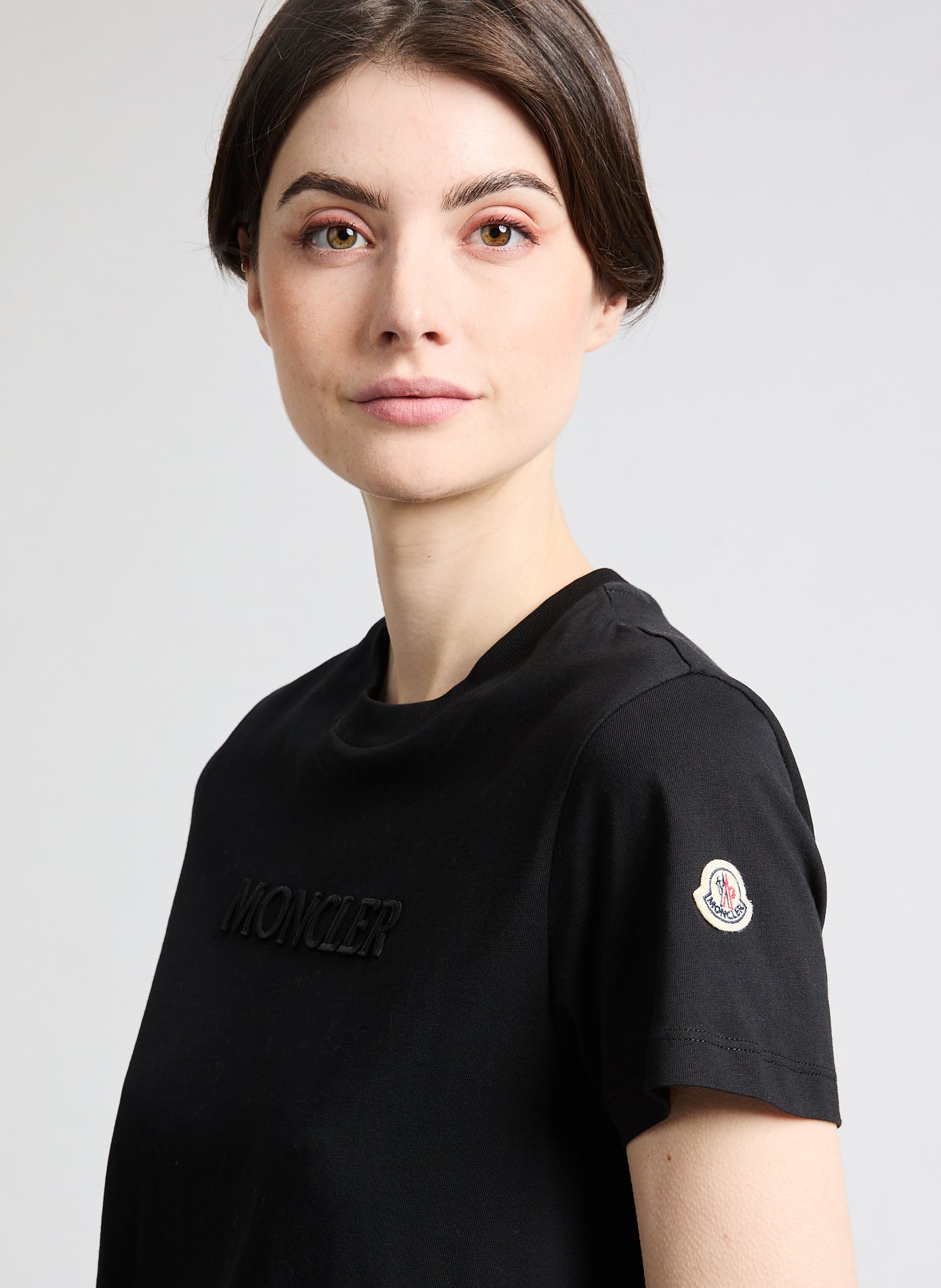 T-shirt en coton  MONCLER Noir