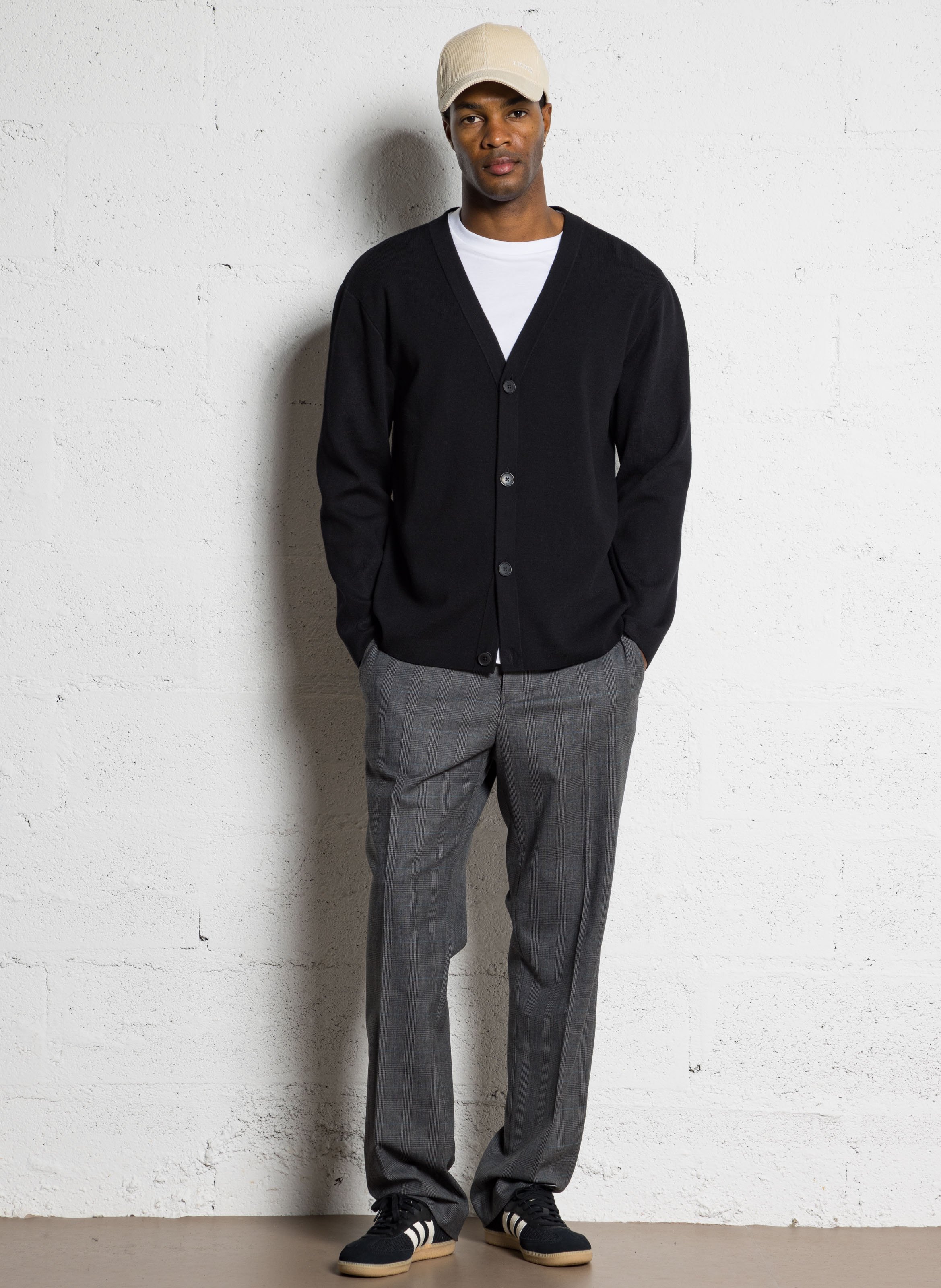 Cardigan col v IKKS Noir