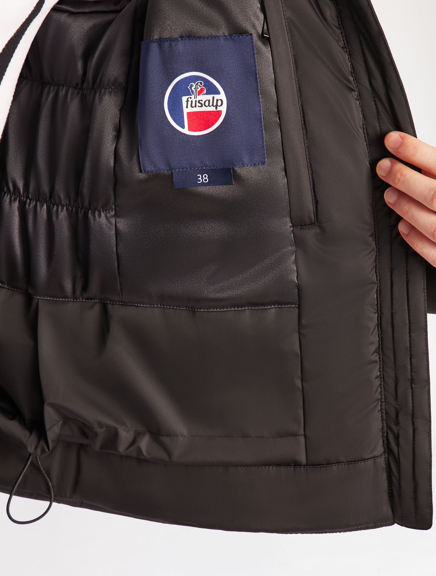 Veste de ski gitu col tailleur coupe regular FUSALP Blanc