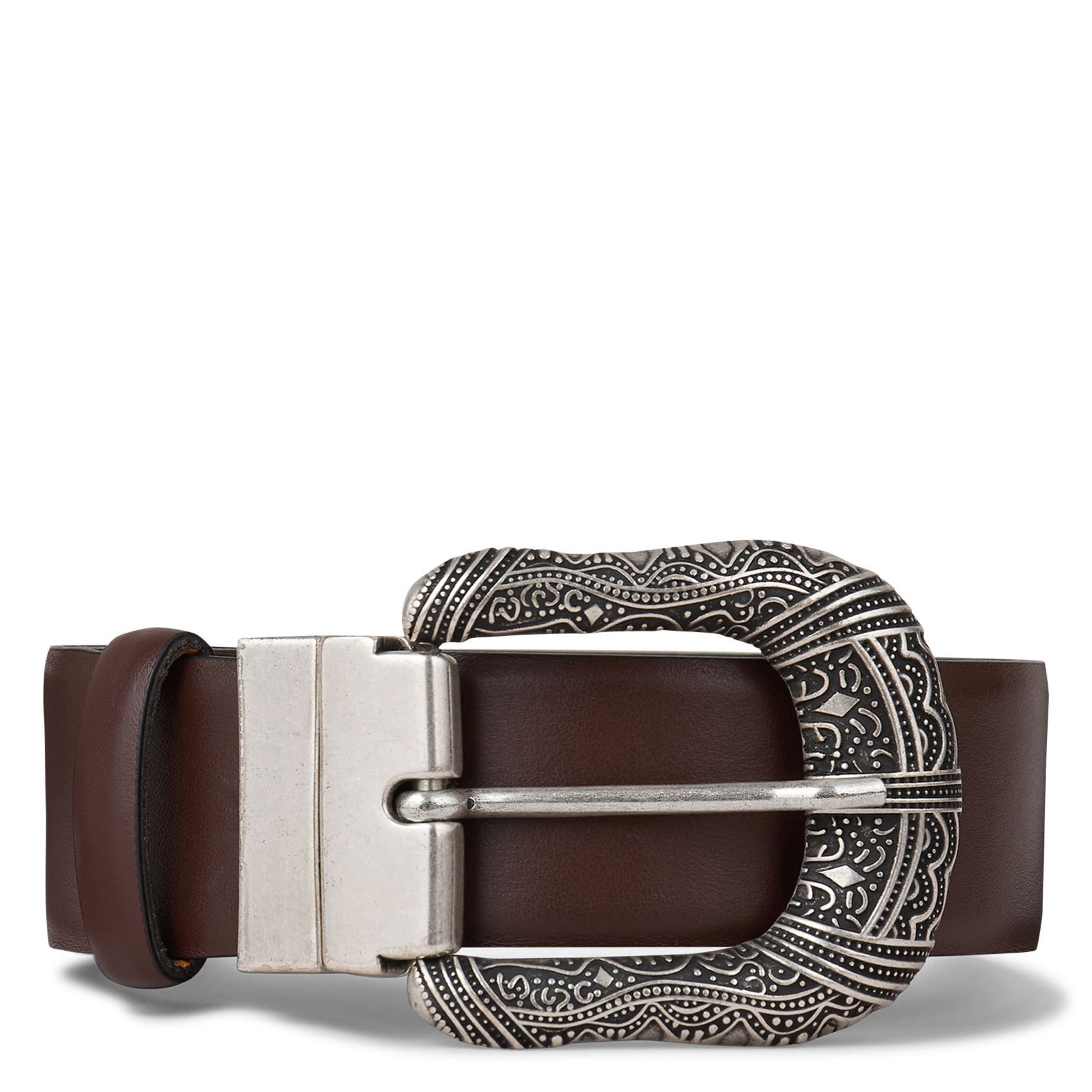 Ceinture en cuir brasta BA&SH Noir