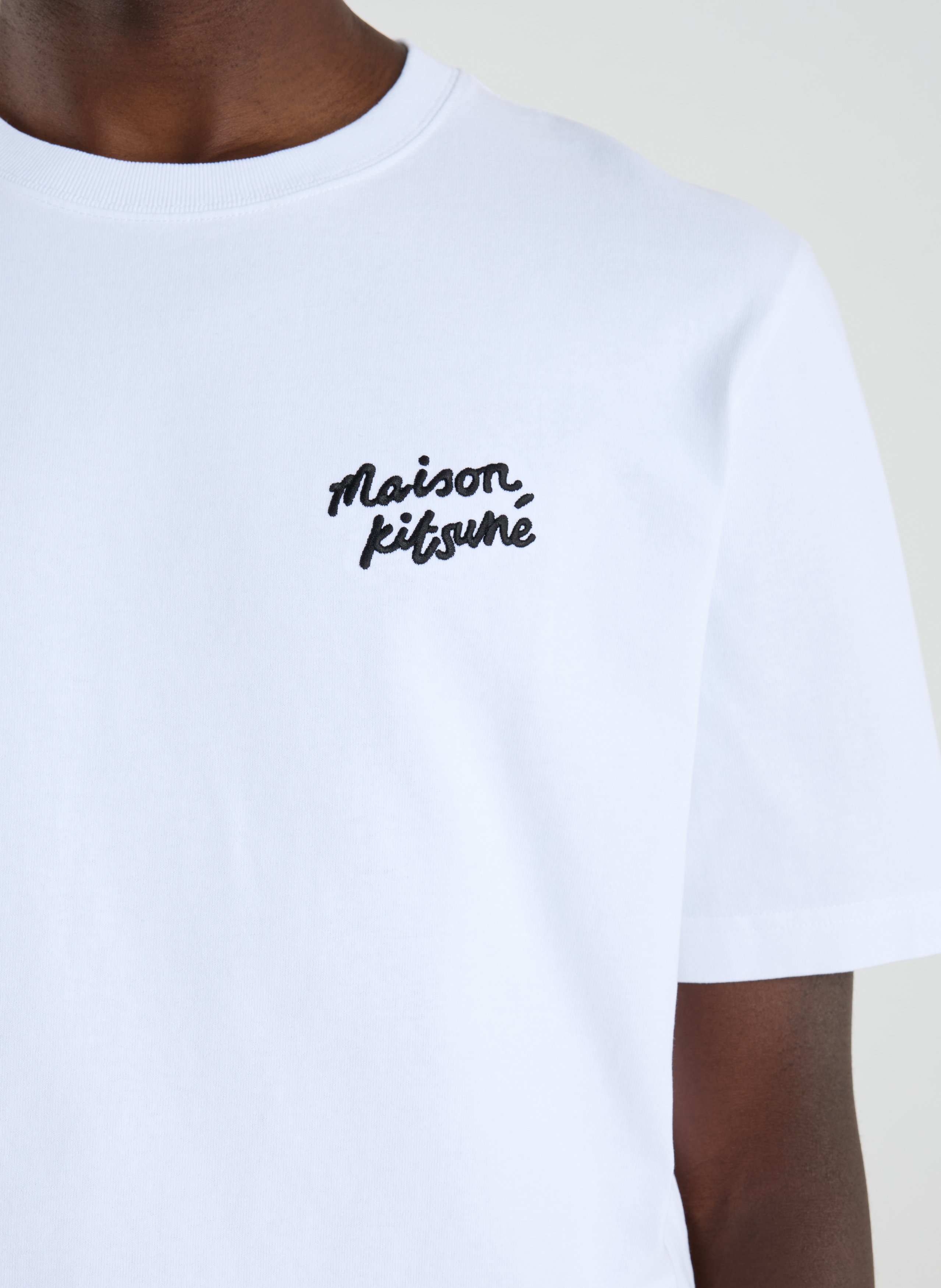 Short-sleeved cotton T-shirt MAISON KITSUNÉ White