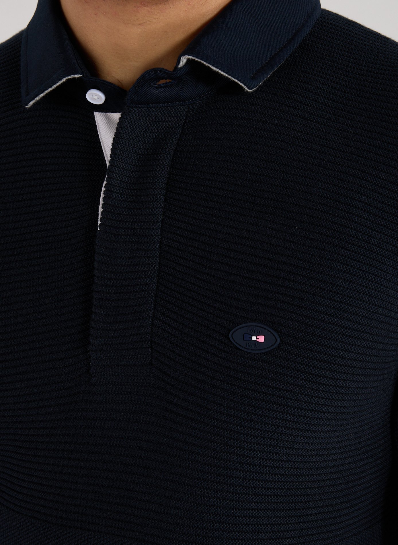 Cotton jumper EDEN PARK Blue