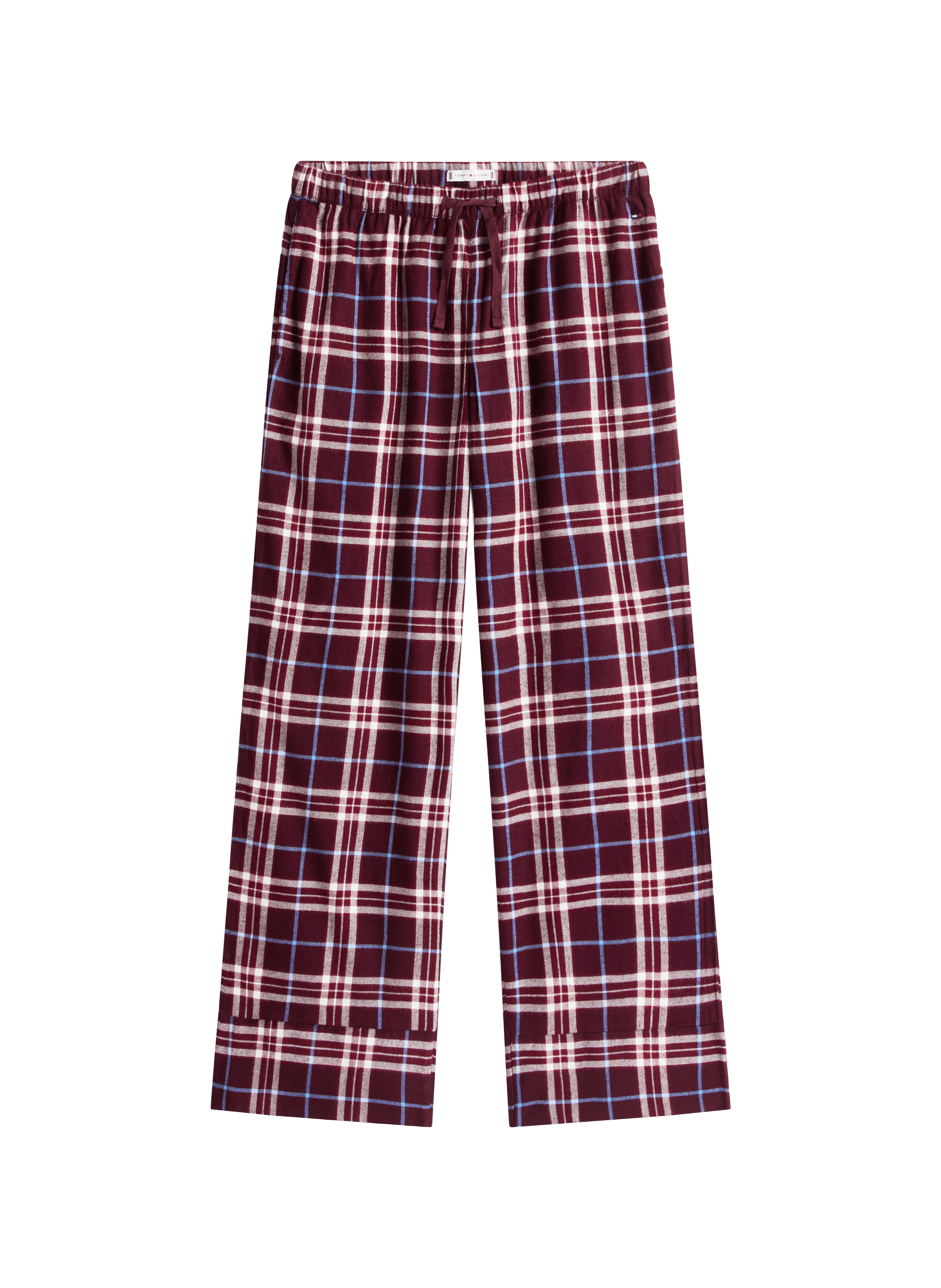 Pyjama en flanelle manches longues TOMMY HILFIGER Rouge