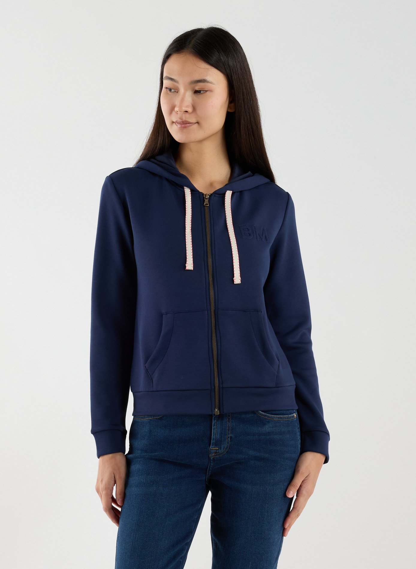 Gilet à capuche BANANA MOON Bleu