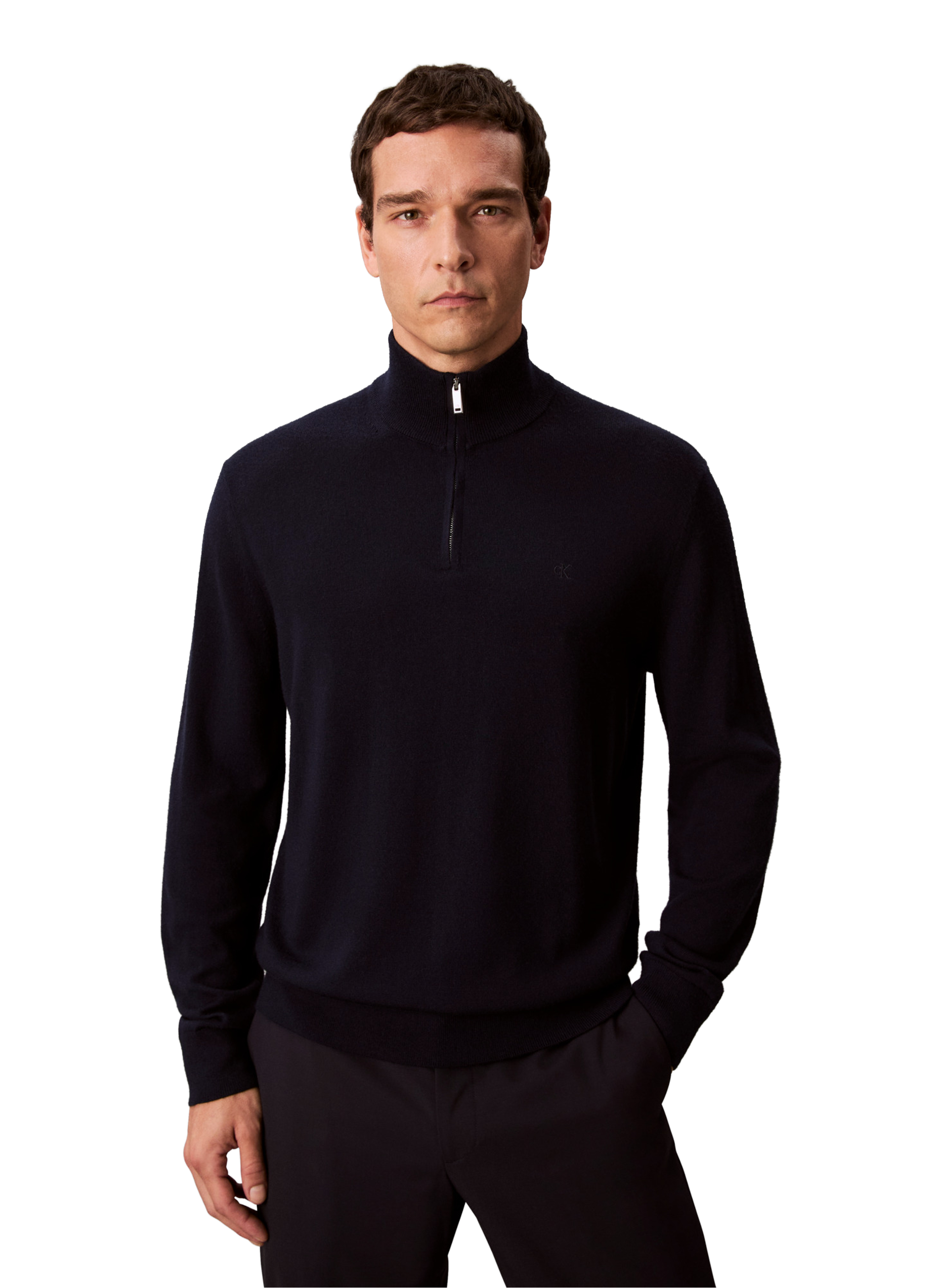 Roll-neck wool Jumper  CALVIN KLEIN Blue