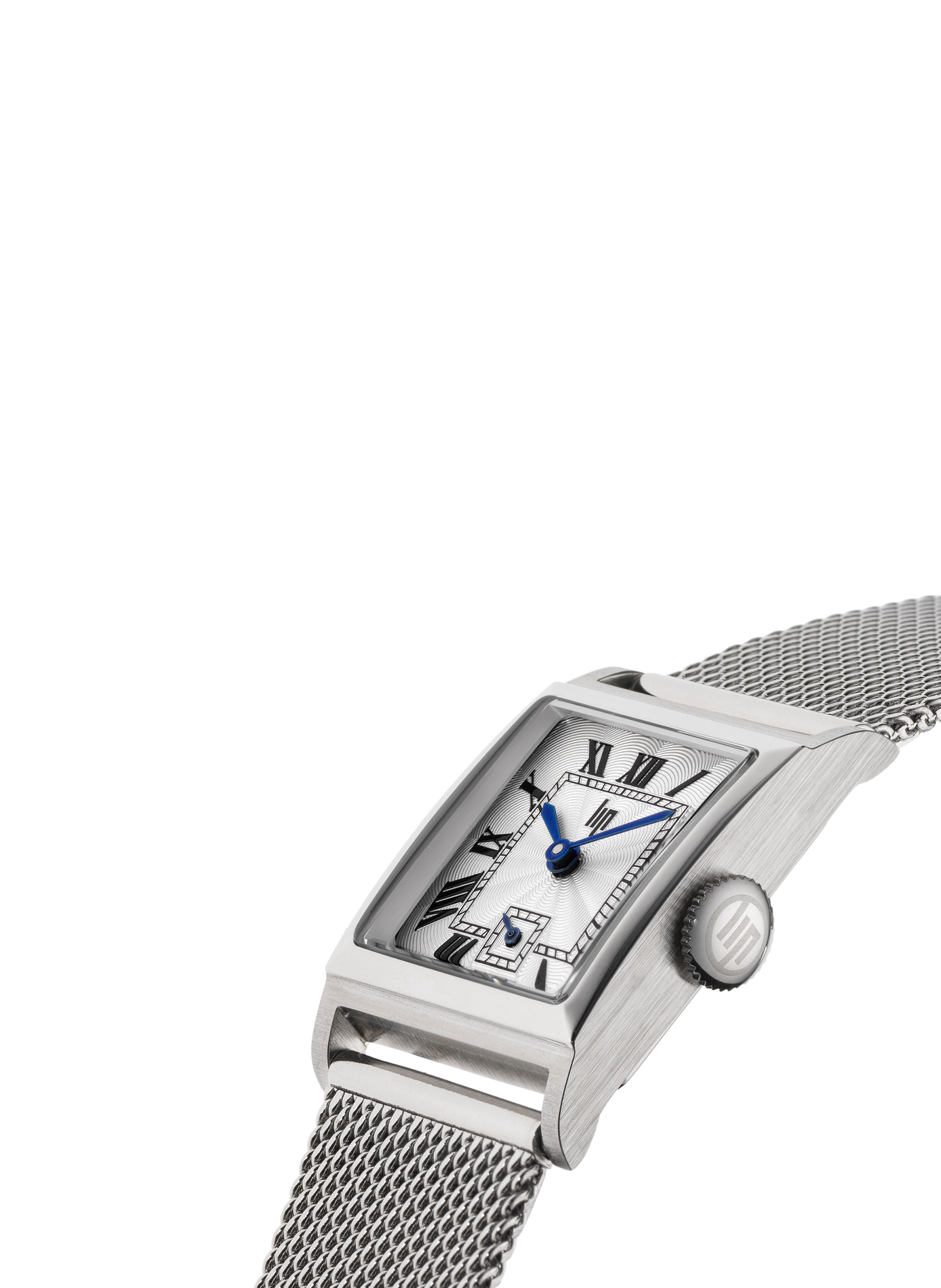 Montre quartz carrée en acier LIP Argent