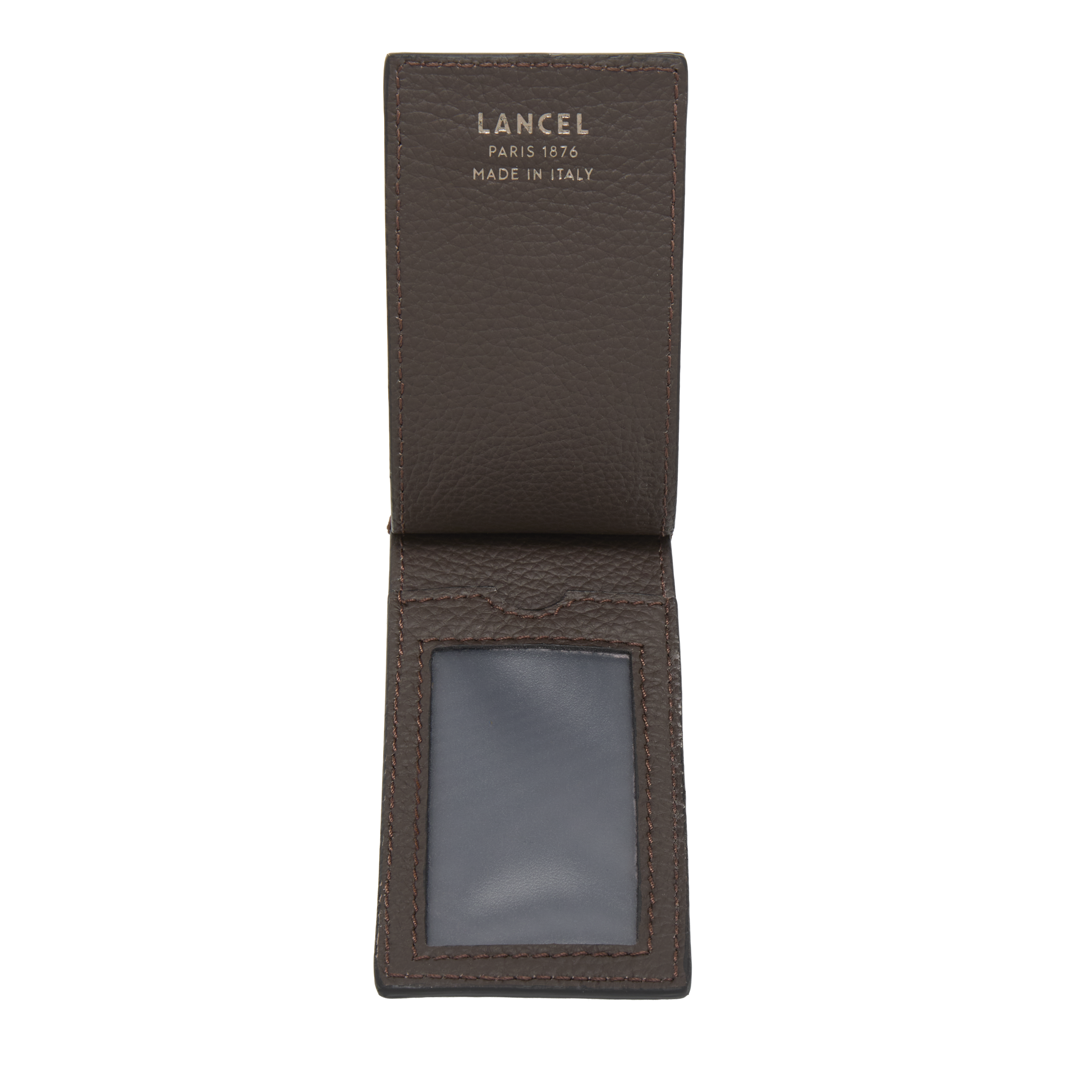 Porte-adresse charlie de lancel en cuir LANCEL Gris